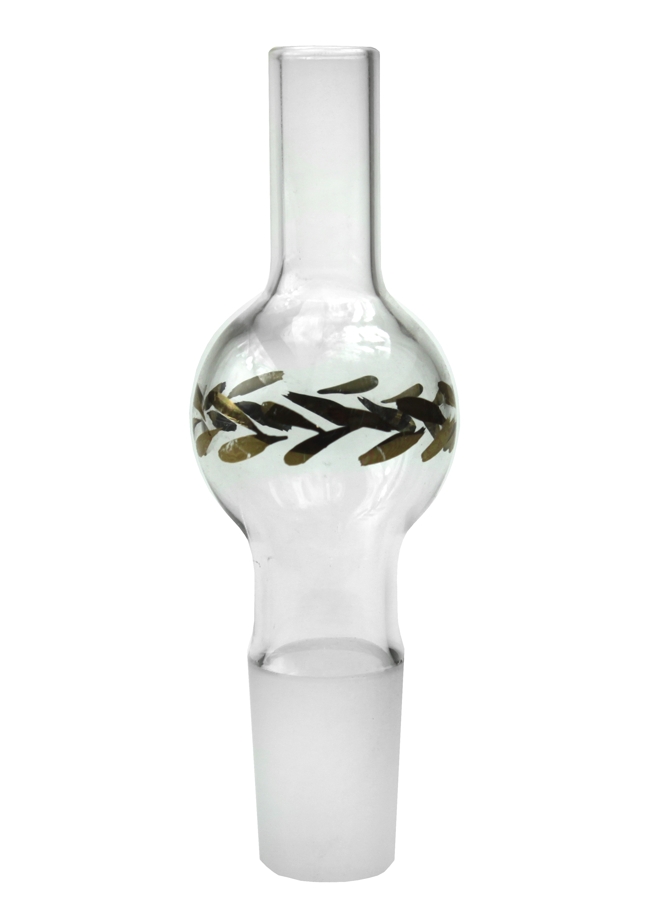 Devil Smoke - Schlauchanschluss - Ball Golden Nugget - Clear/Gold