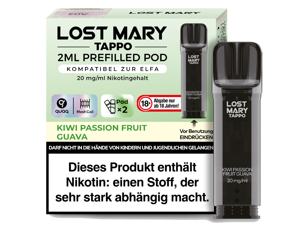 Lost Mary - Tappo Pod - Kiwi Passionfruit Guava 20mg
