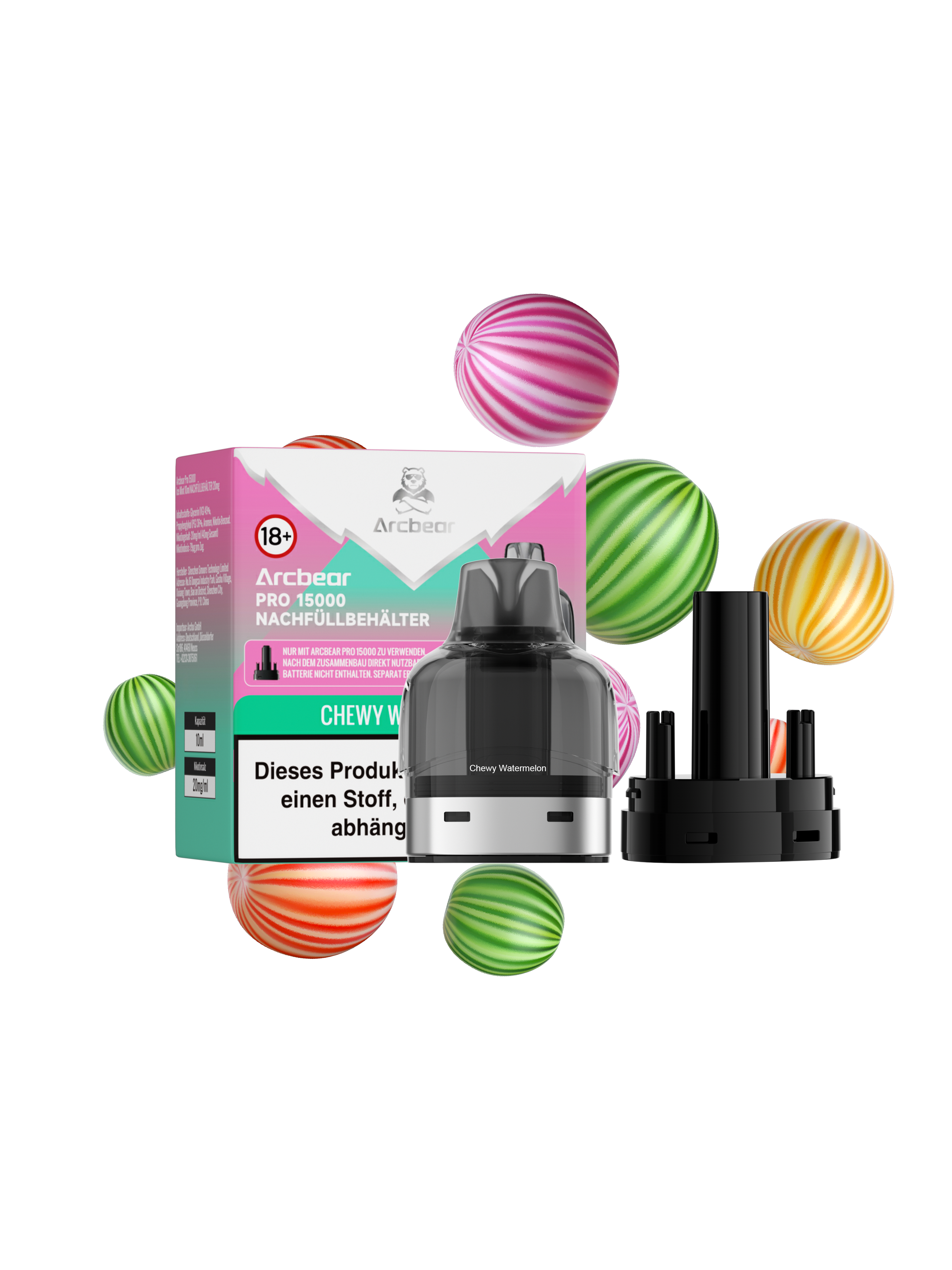 Arcbear - Pro 15000 Pod Set - Chewy Watermelon