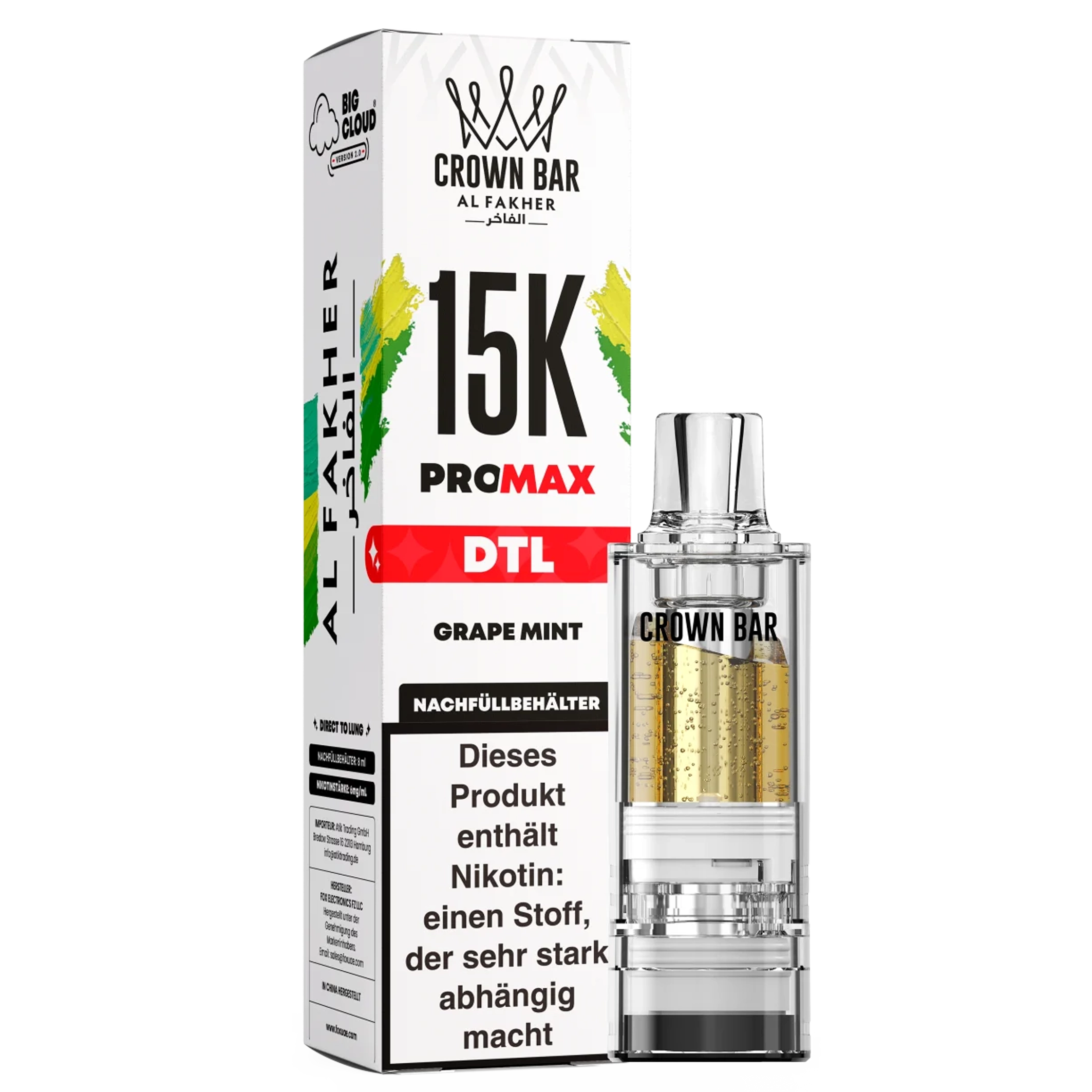 Al Fakher - 15K PRO MAX Pod - Grape Mint