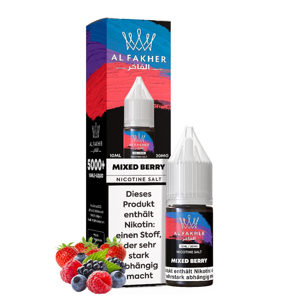 Al Fakher Liquid - Mixed Berry 10ml - 20mg