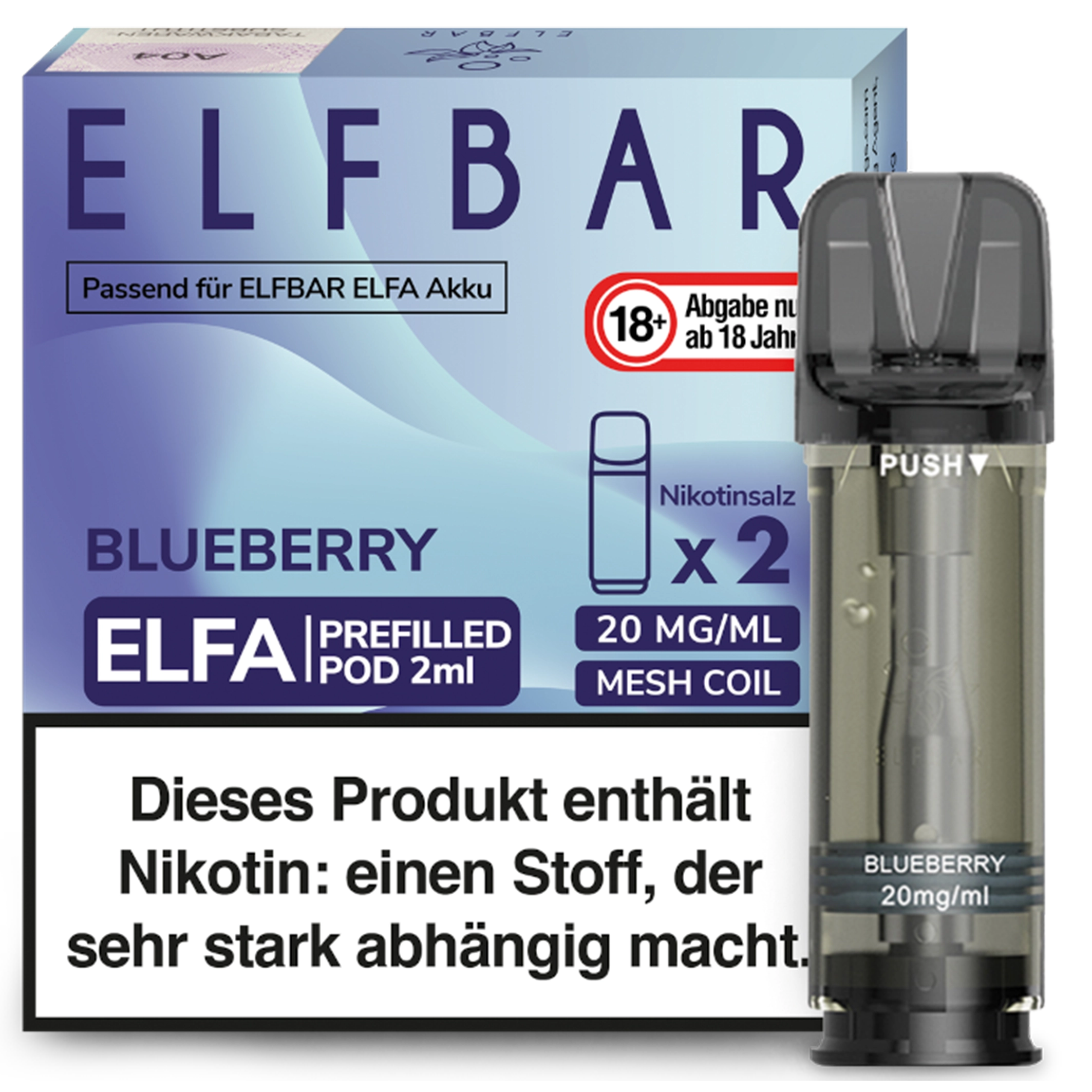 ElfBar - ELFA Pod - Blueberry 20mg