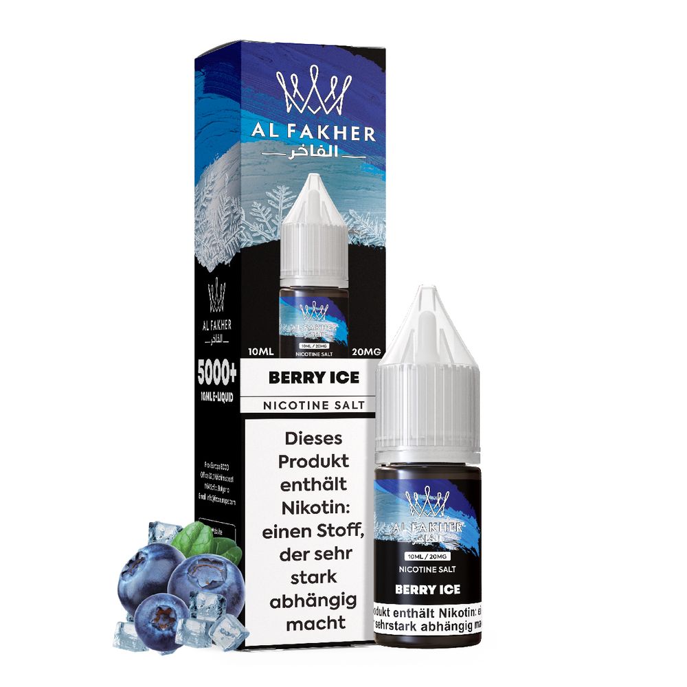 Al Fakher Liquid - Berry Ice 10ml - 20mg
