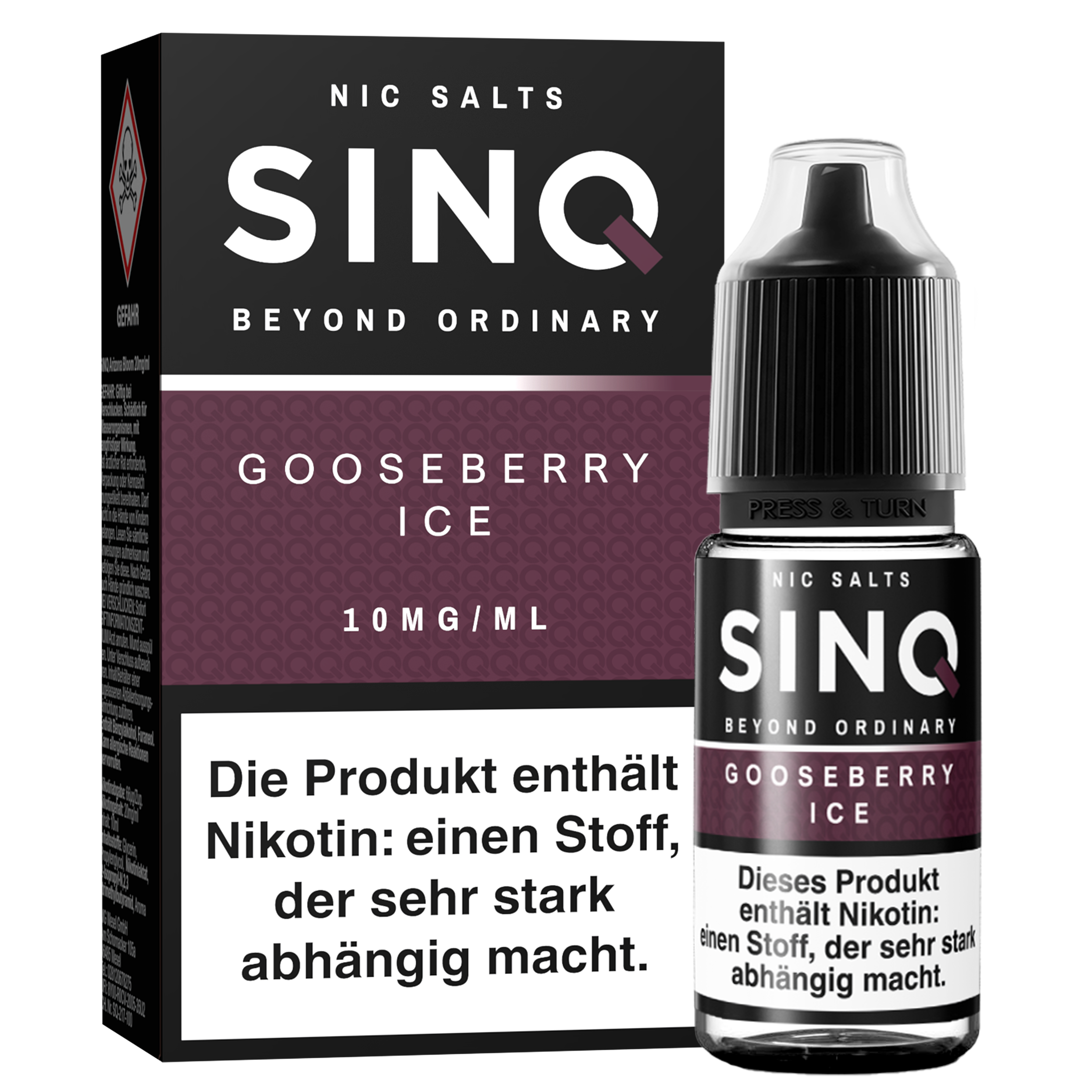 SINQ Liquid - Gooseberry Ice 10ml - 10mg