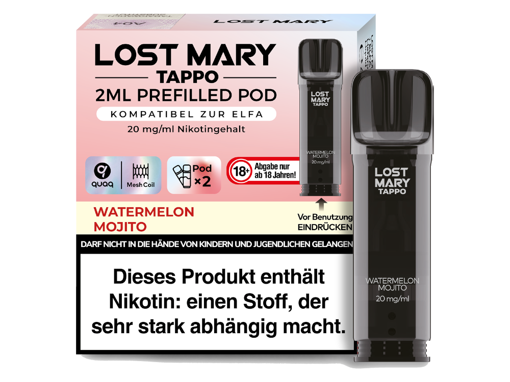 Lost Mary - Tappo Pod - Watermelon Mojito 20mg