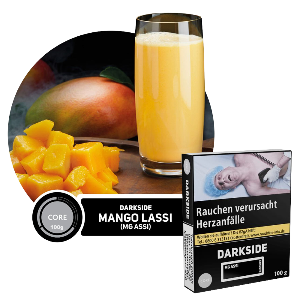 Darkside Core Tabak - MG Assi - 100g - 19,99€