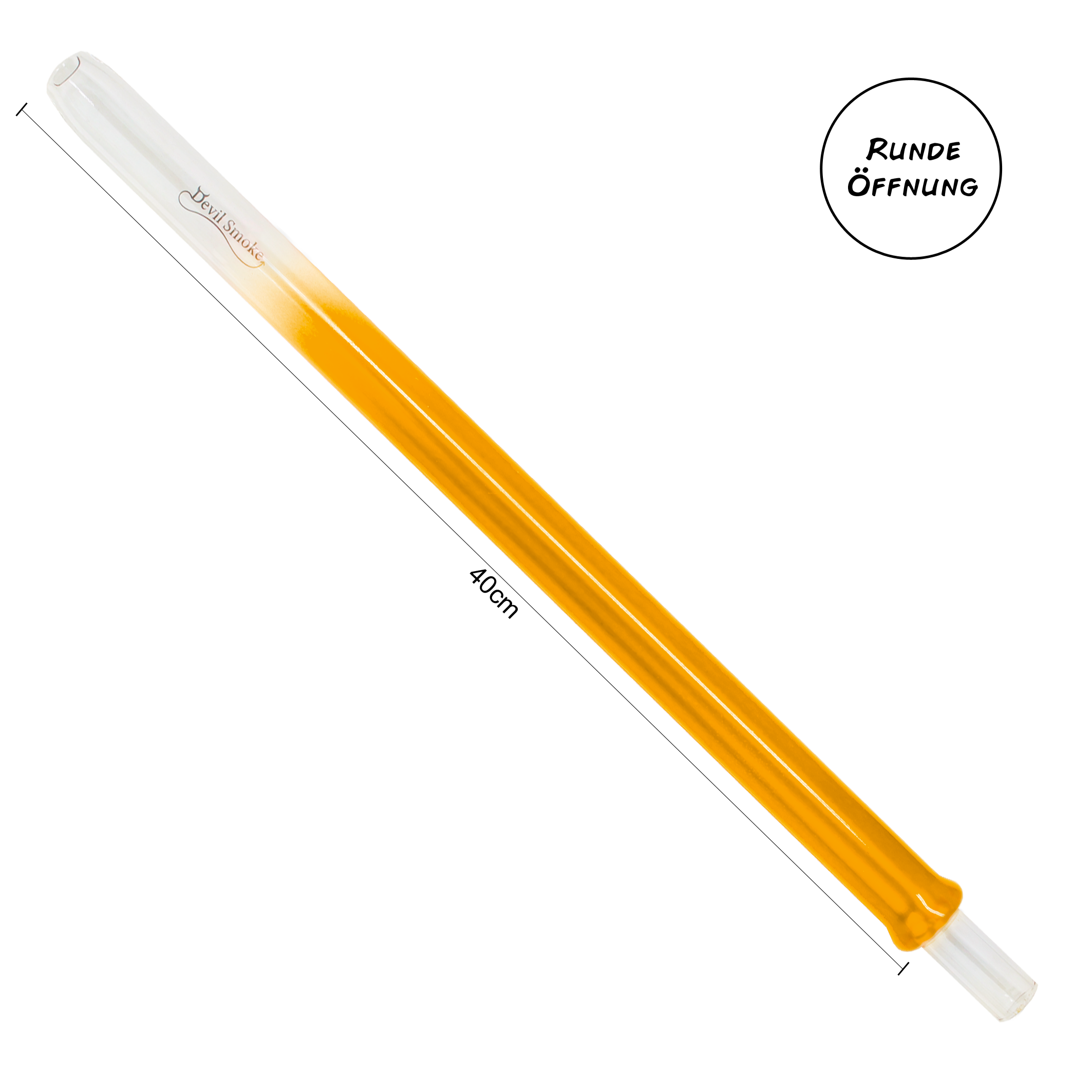 Devil Smoke - Metallic 40cm - Orange