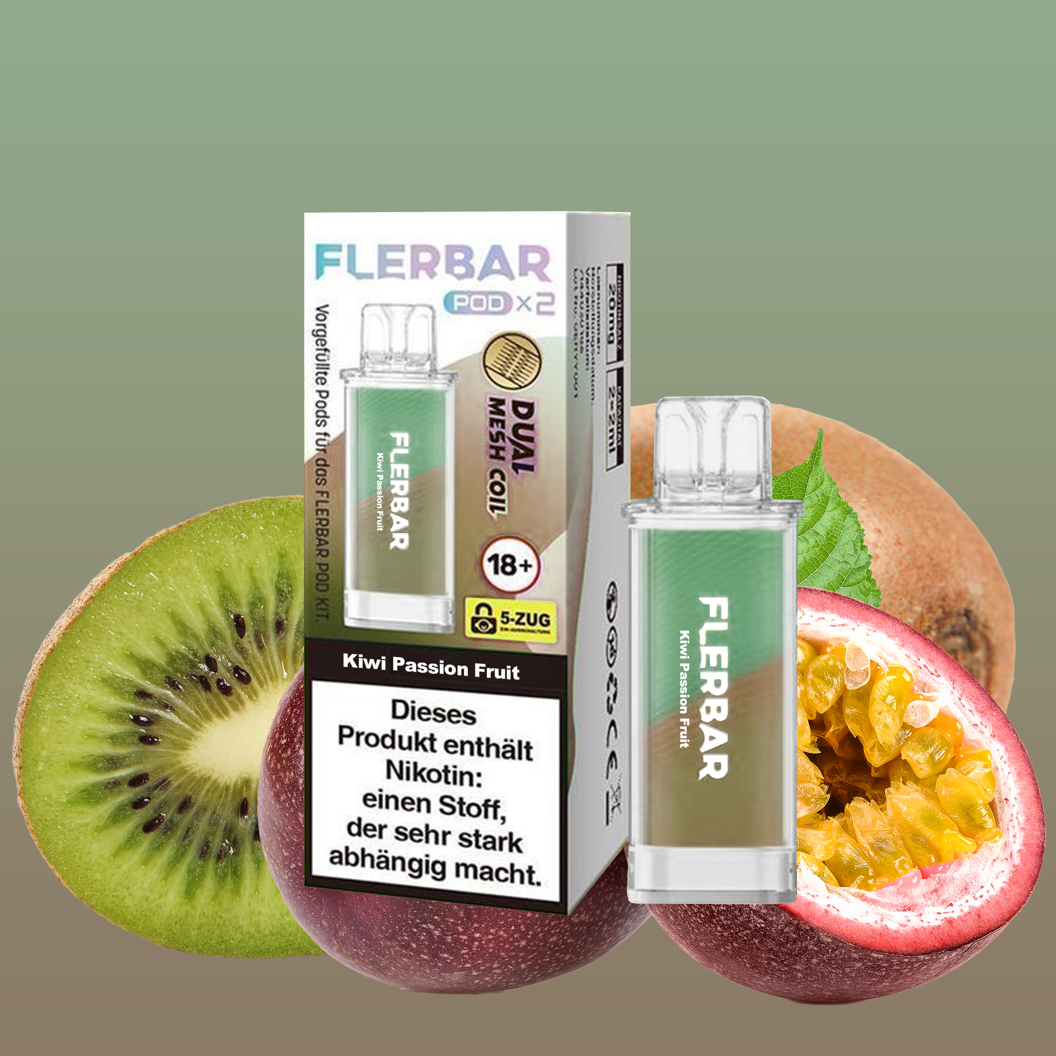 Flerbar - Pod - Kiwi Passion Fruit 20mg