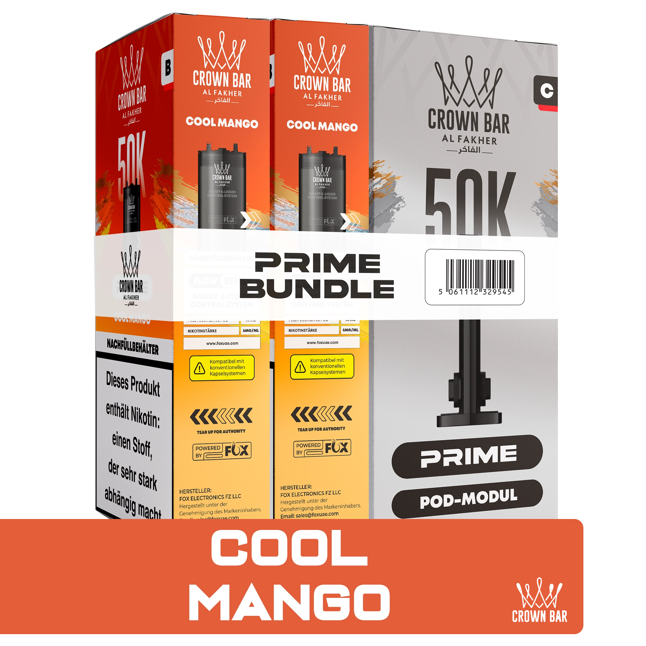 Al Fakher - Hypermax Prime 50K 2er Pod+Coil - Cool Mango