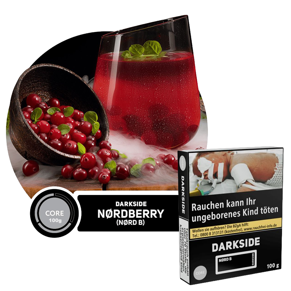 Darkside Core Tabak - Nord B - 100g - 17,99€