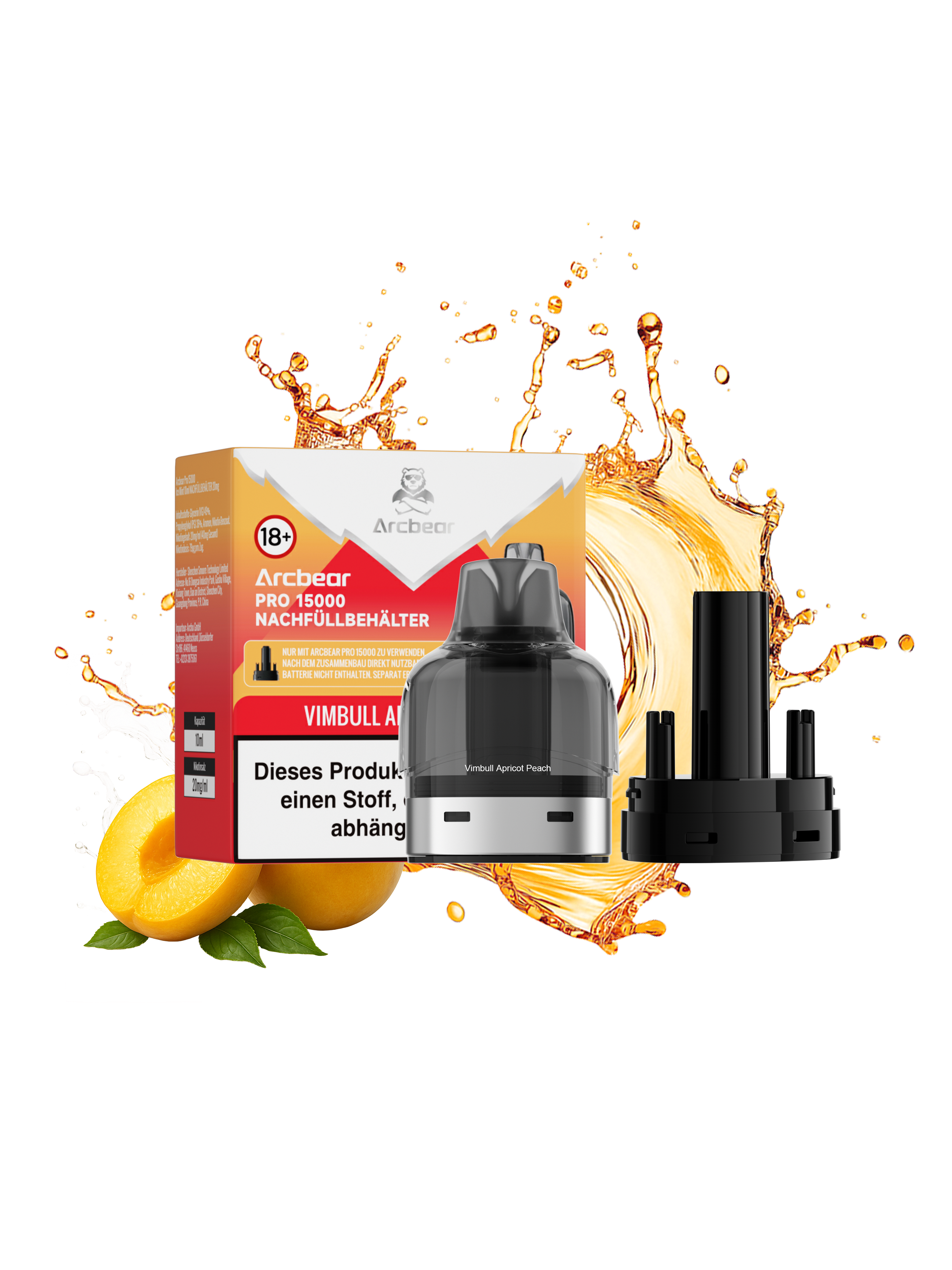 Arcbear - Pro 15000 Pod Set - Vimbull Apricot Peach