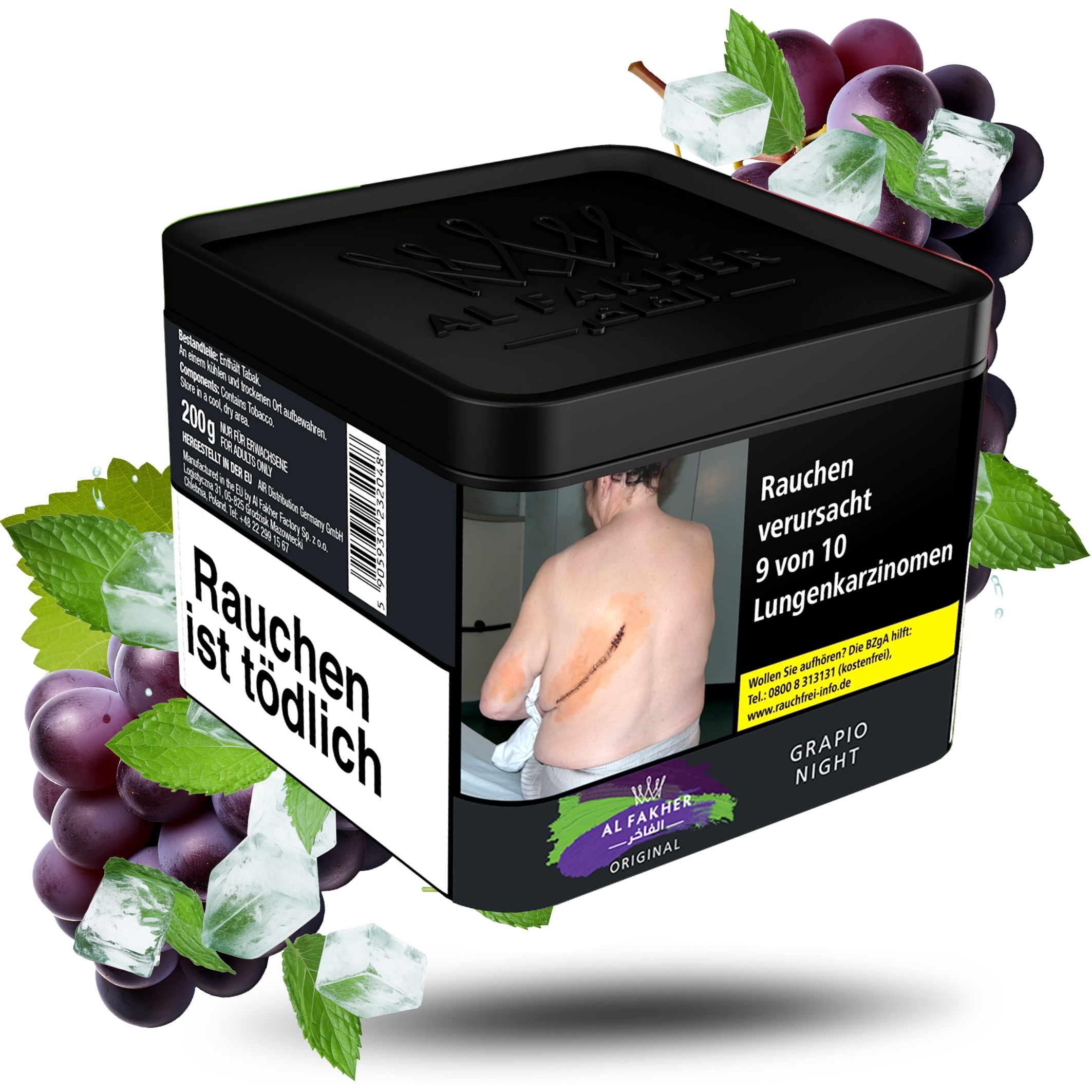 Al Fakher - Grapio Night - 200g TT