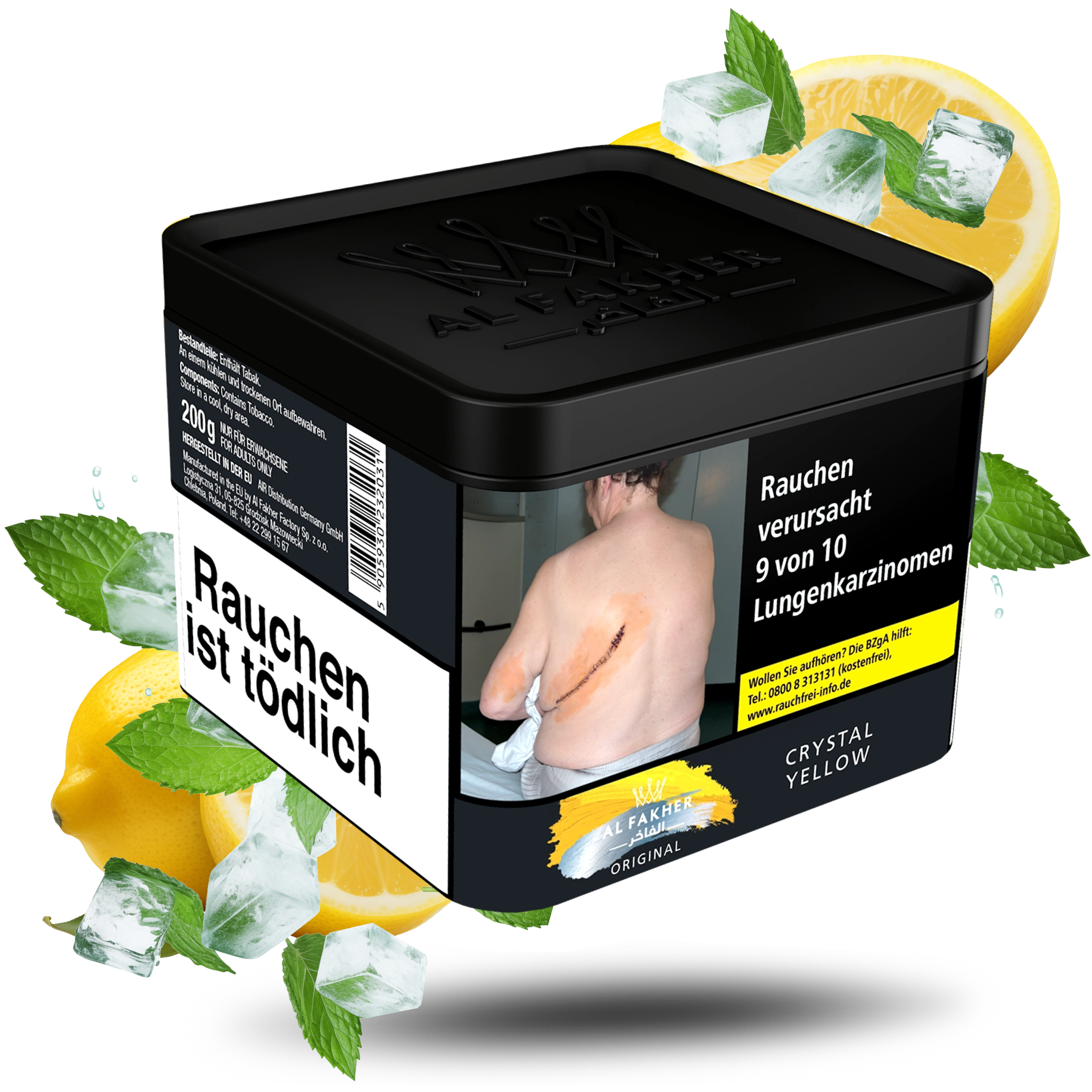 Al Fakher - Crystal Yellow - 200g TT