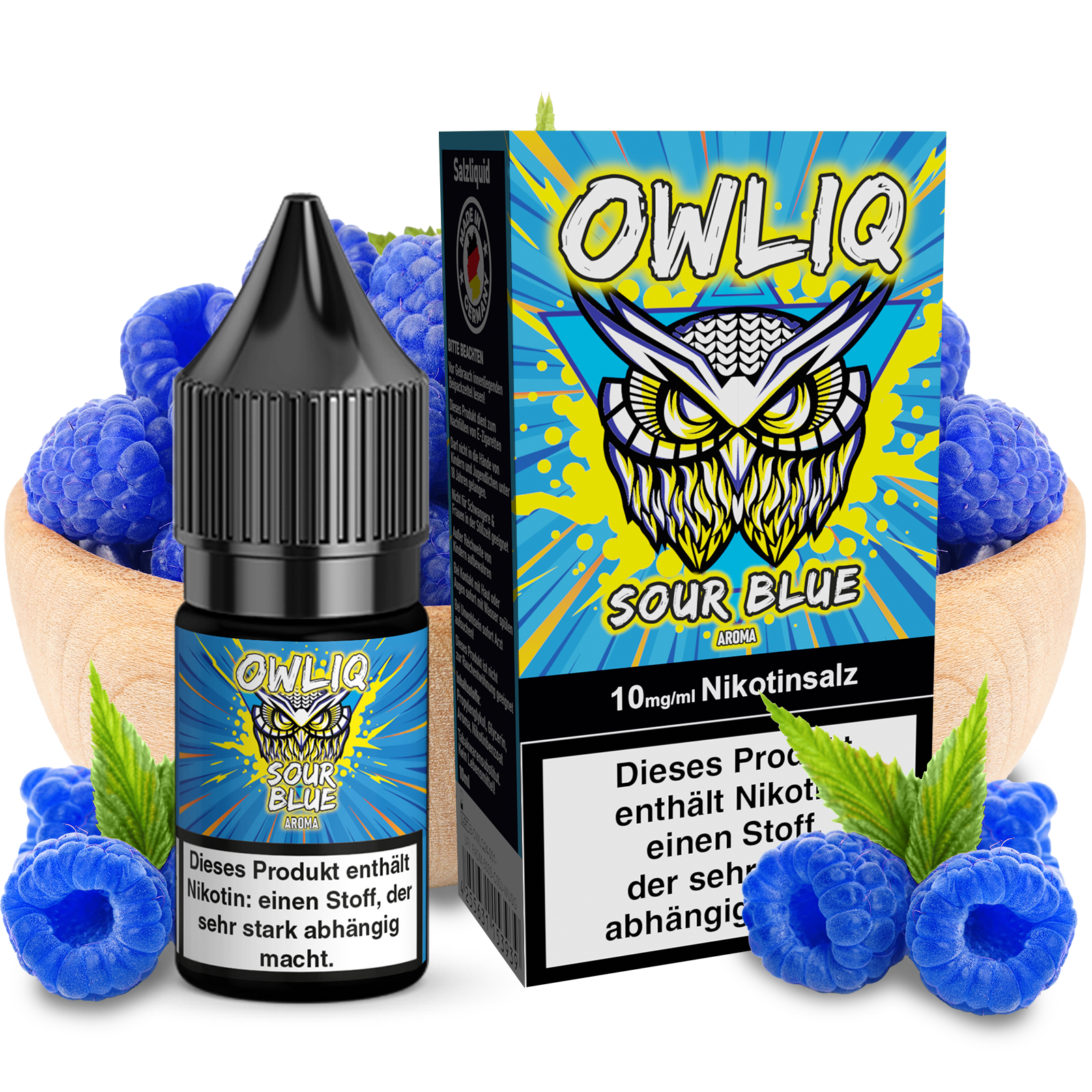 OWLIQ Liquid - Sour Blue 10ml - 10mg