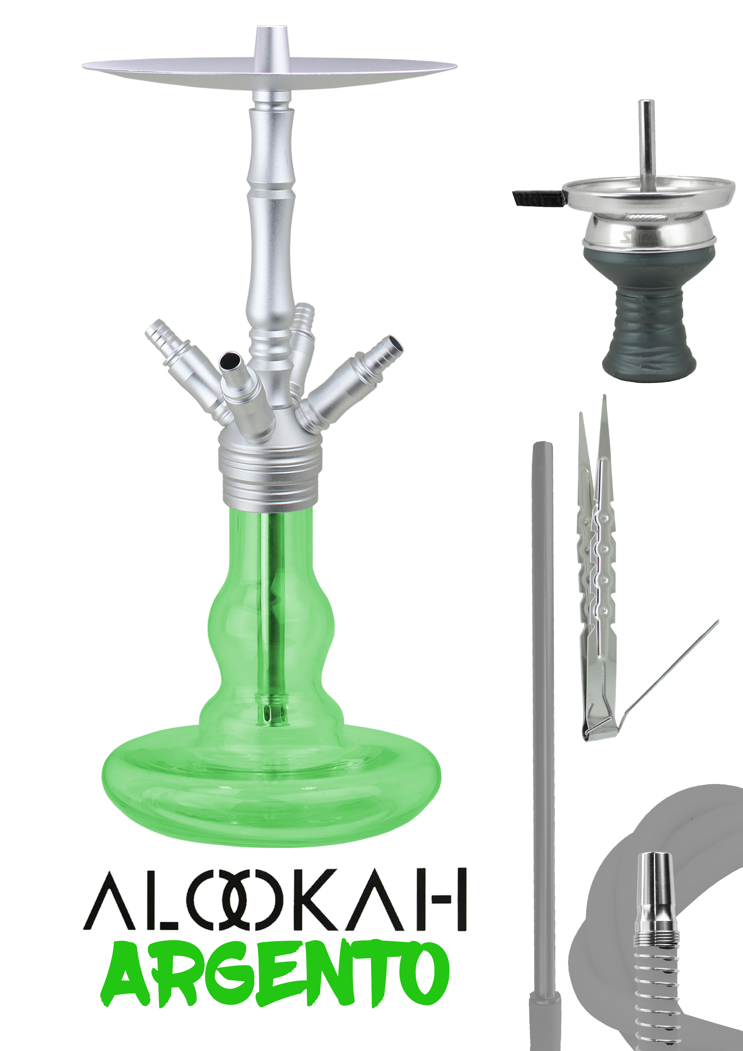 Alookah - Argento 925 - Green