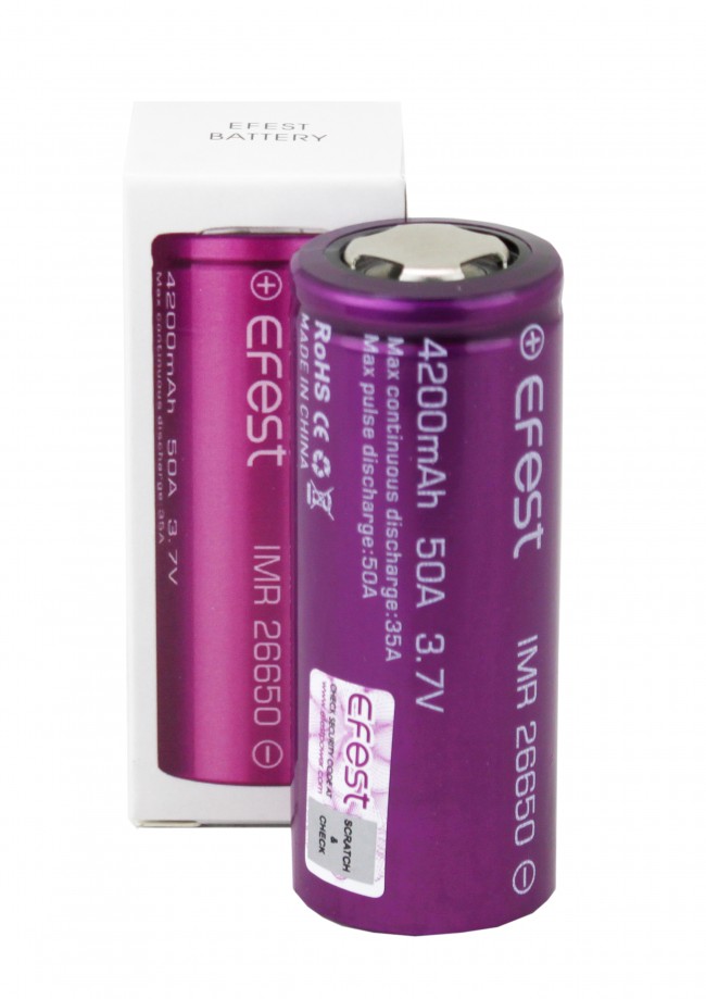 Efest Akku - IMR26650 - 3,7 Volt 4200mAh Li-Ion