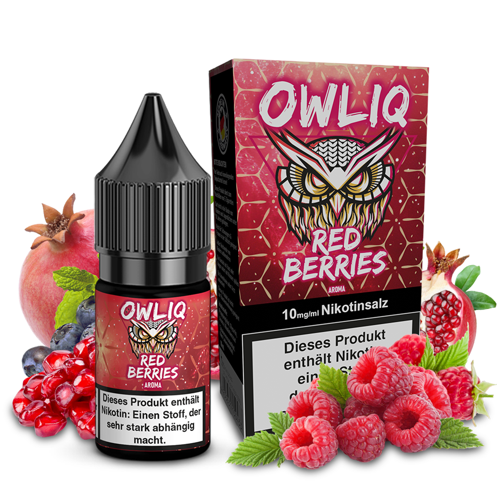 OWLIQ Liquid - Red Berries 10ml - 10mg
