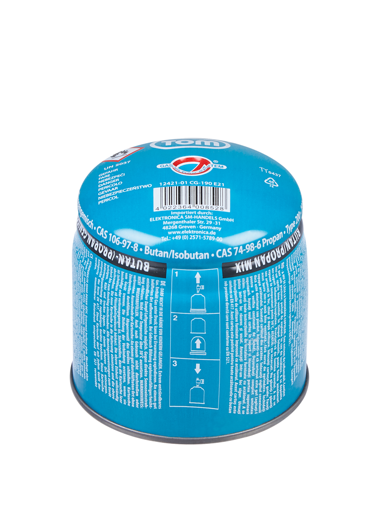 Tom Butangas - Stechgaskartusche - klein 190g