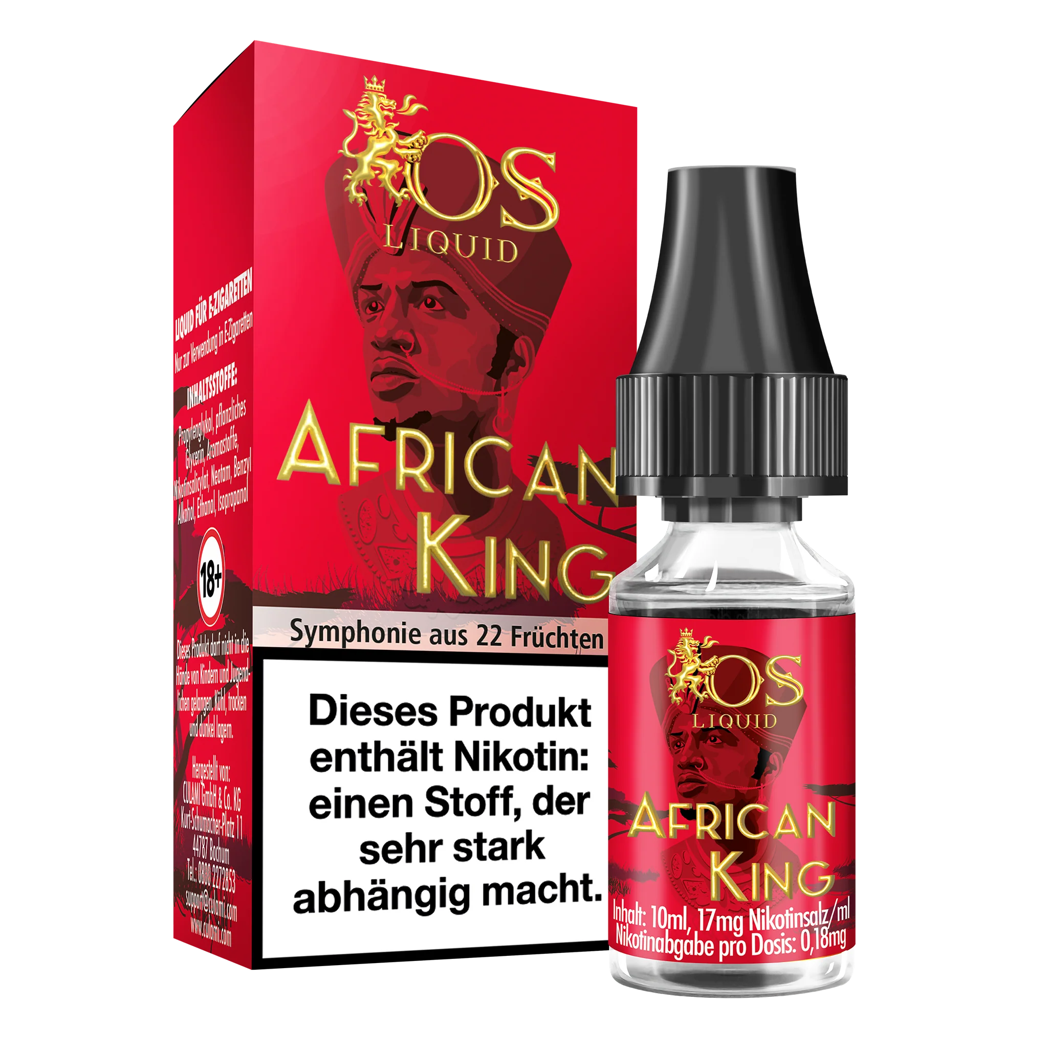 OS Liquid - African King 10ml - 17mg