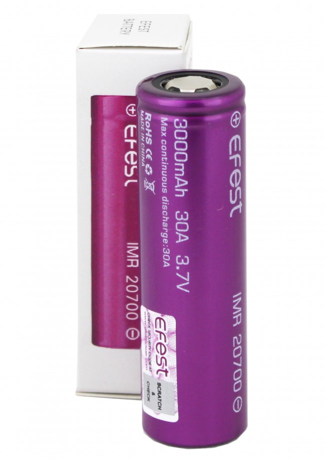 Efest Akku - 20700 - 3,6-3,7 Volt 3000mAh Li-Ion