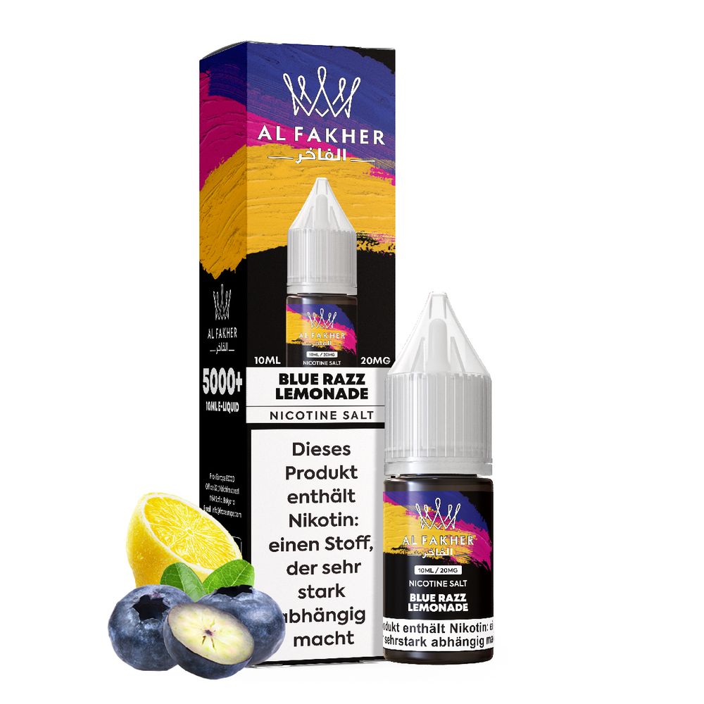 Al Fakher Liquid - Blue Razz Lemonade 10ml - 20mg