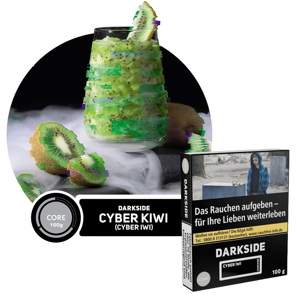 Darkside Core Tabak - Cyber Iwi - 100g - 19,99€