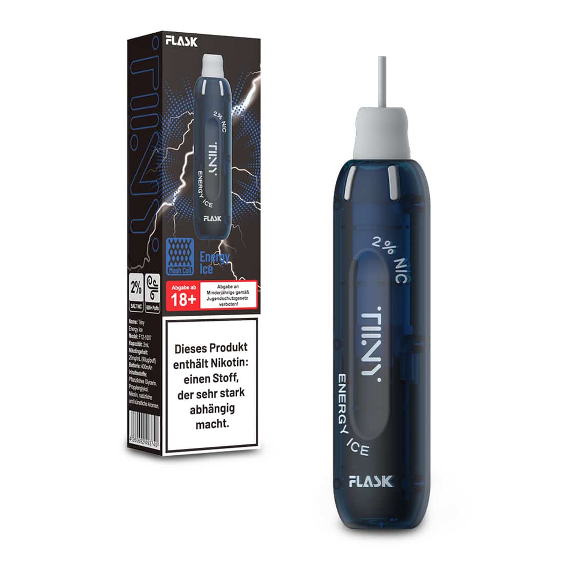 Tiiny Flask - Vape - Energy Ice 20mg