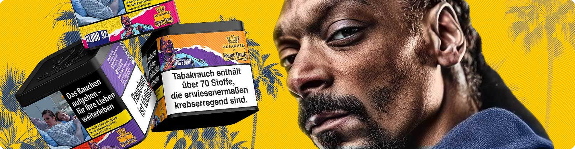 Al Fakher x Snoop Dogg Tabak jetzt kaufen!