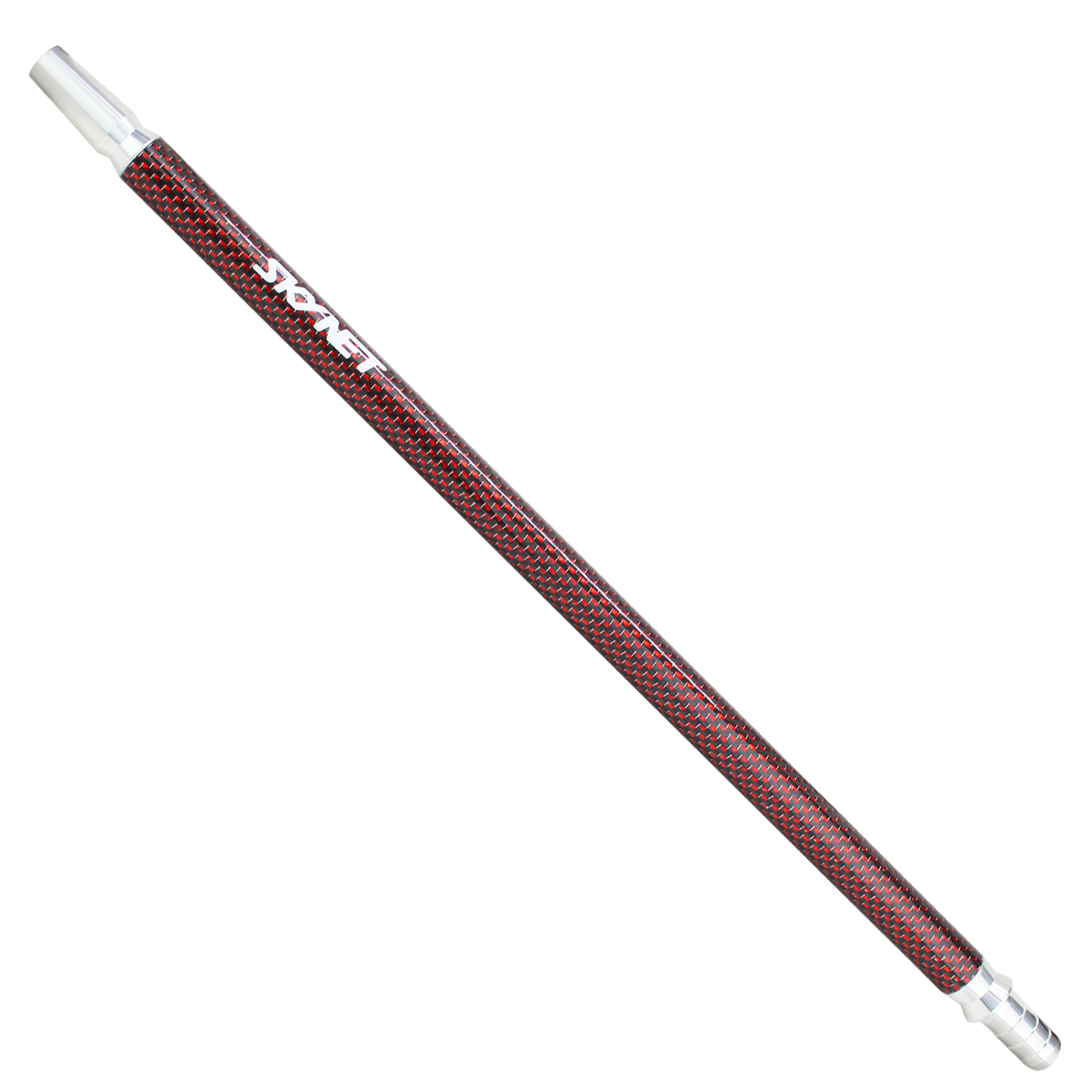 Shisha King - Carbon Mundstück - Bright Red Lines