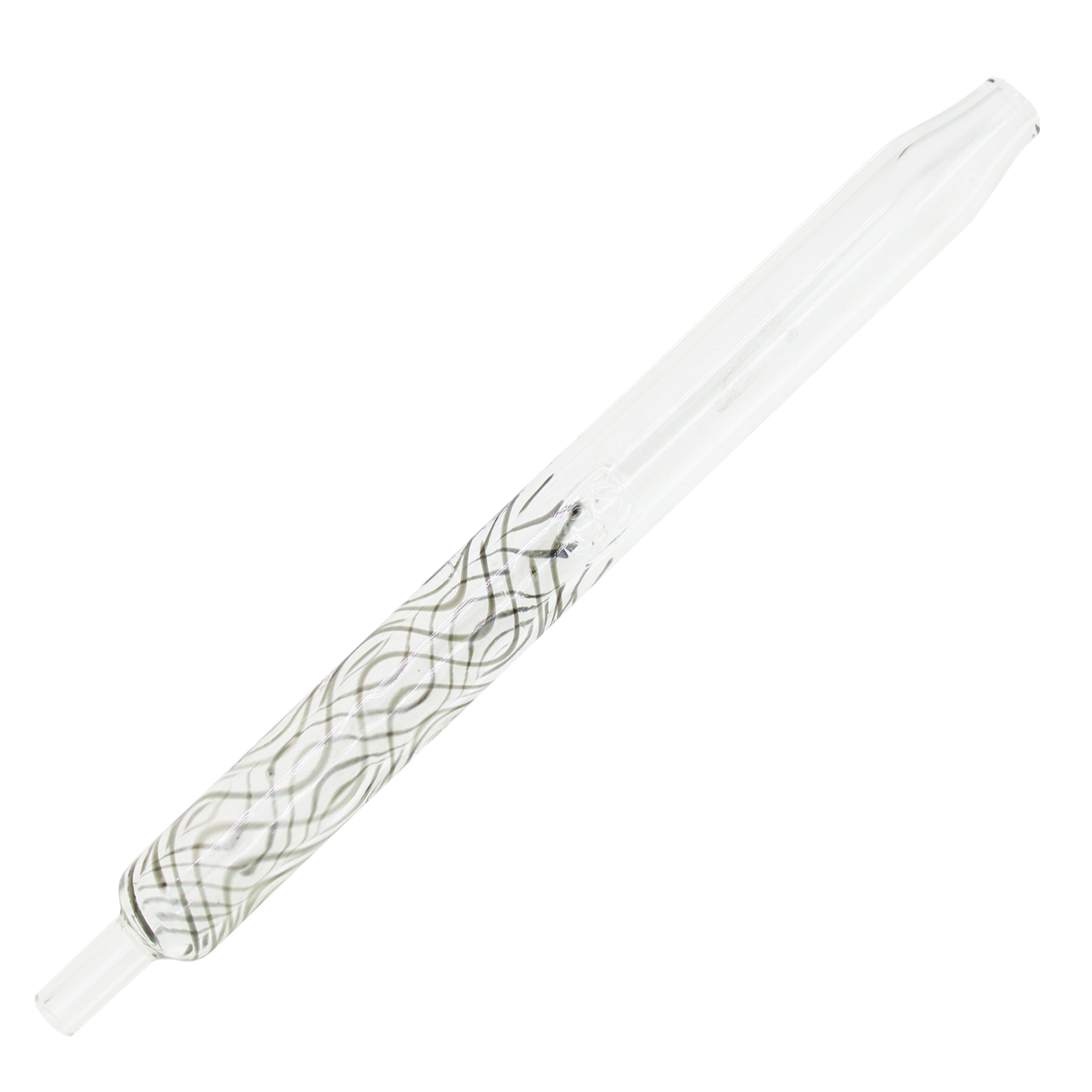 Kaya - Glasmundstück Loop - Clear/Black