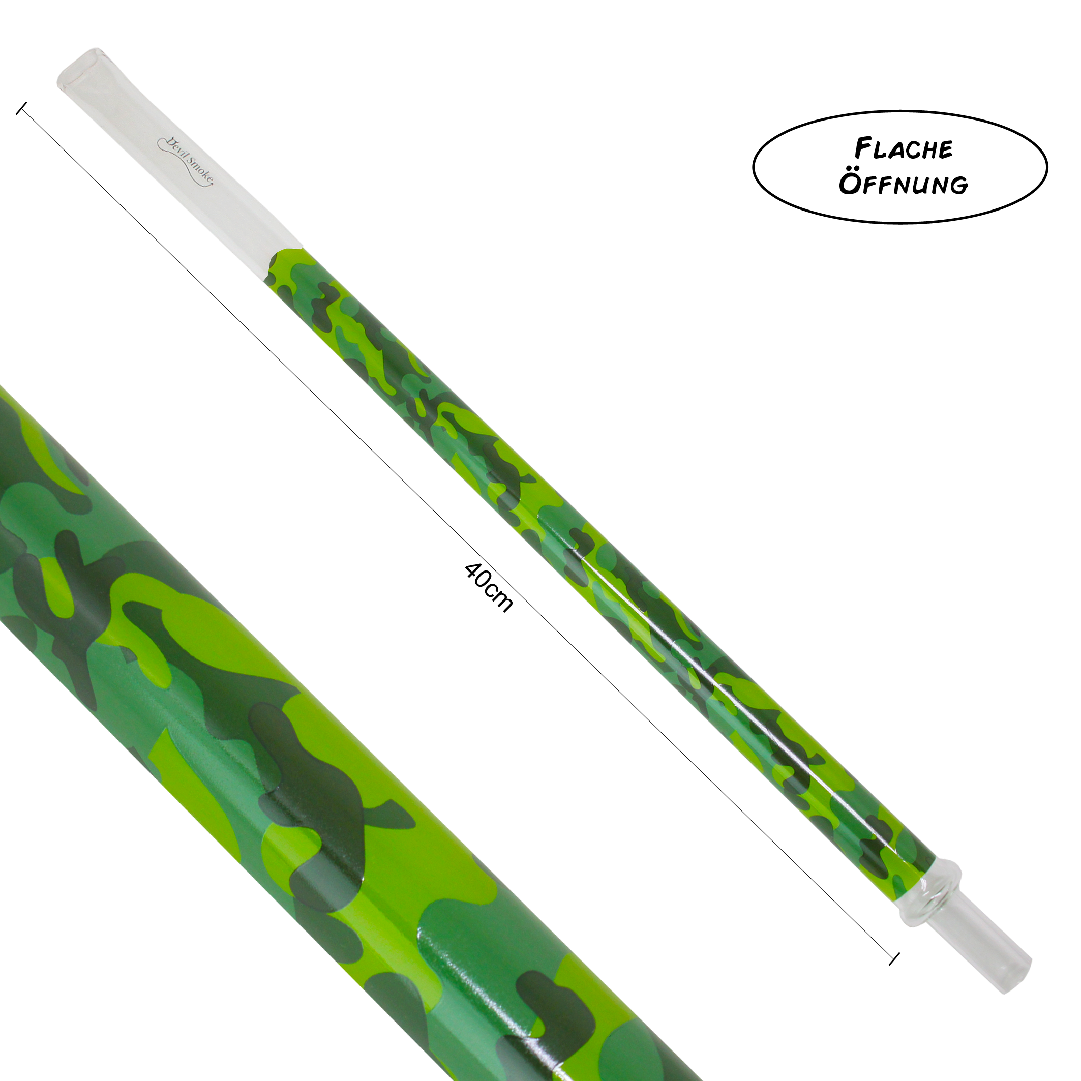 Devil Smoke - Camouflage - Grün flach