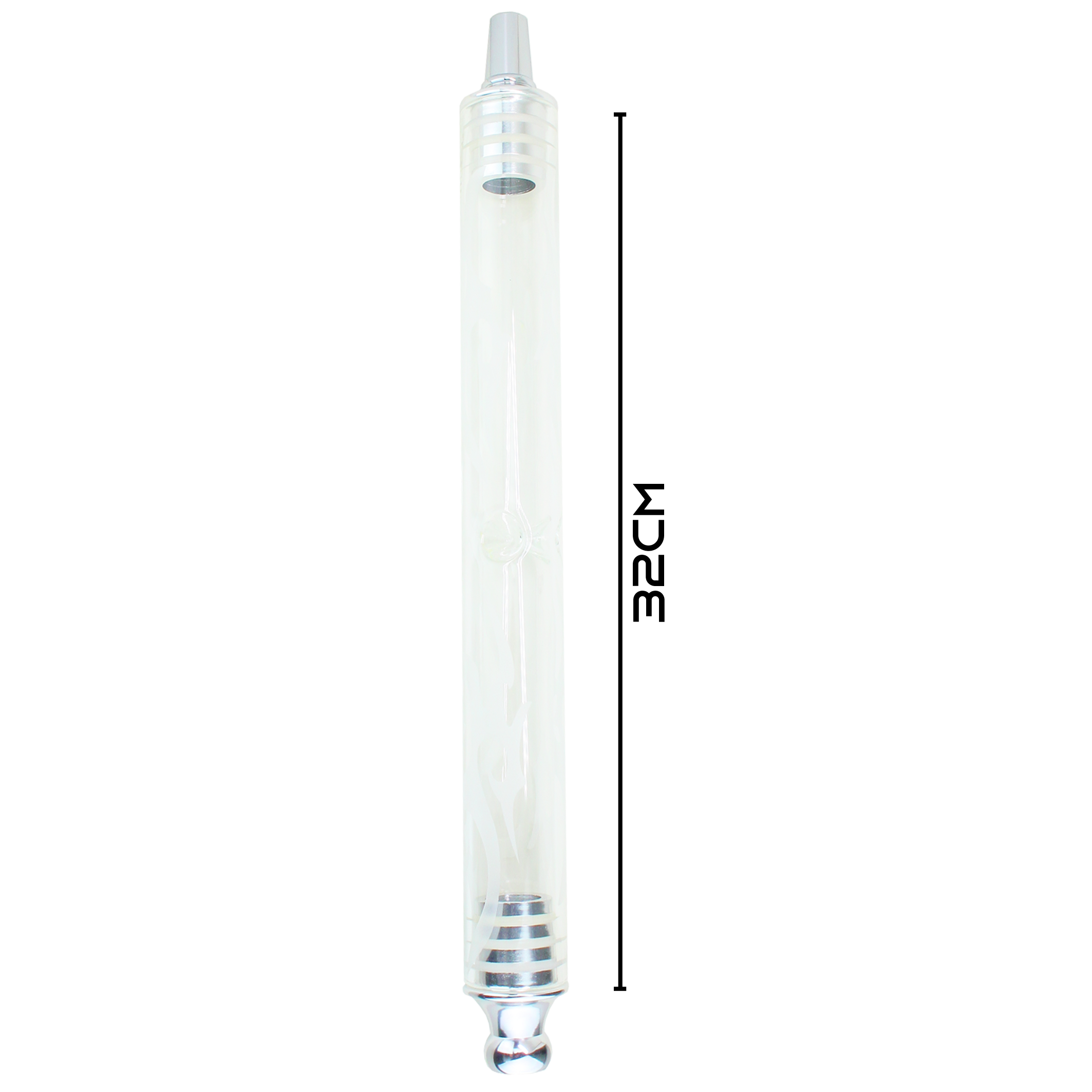 Amy - Glasrauchsäule - B Silber