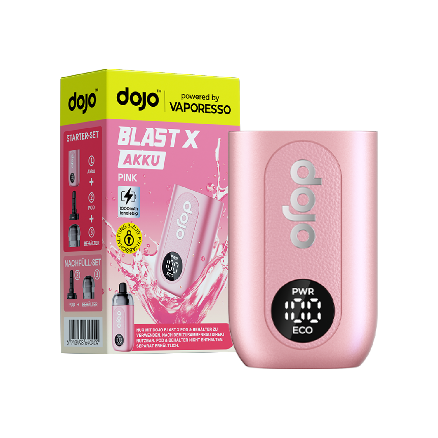 Vaporesso - Dojo Blast X - Basisgerät Pink