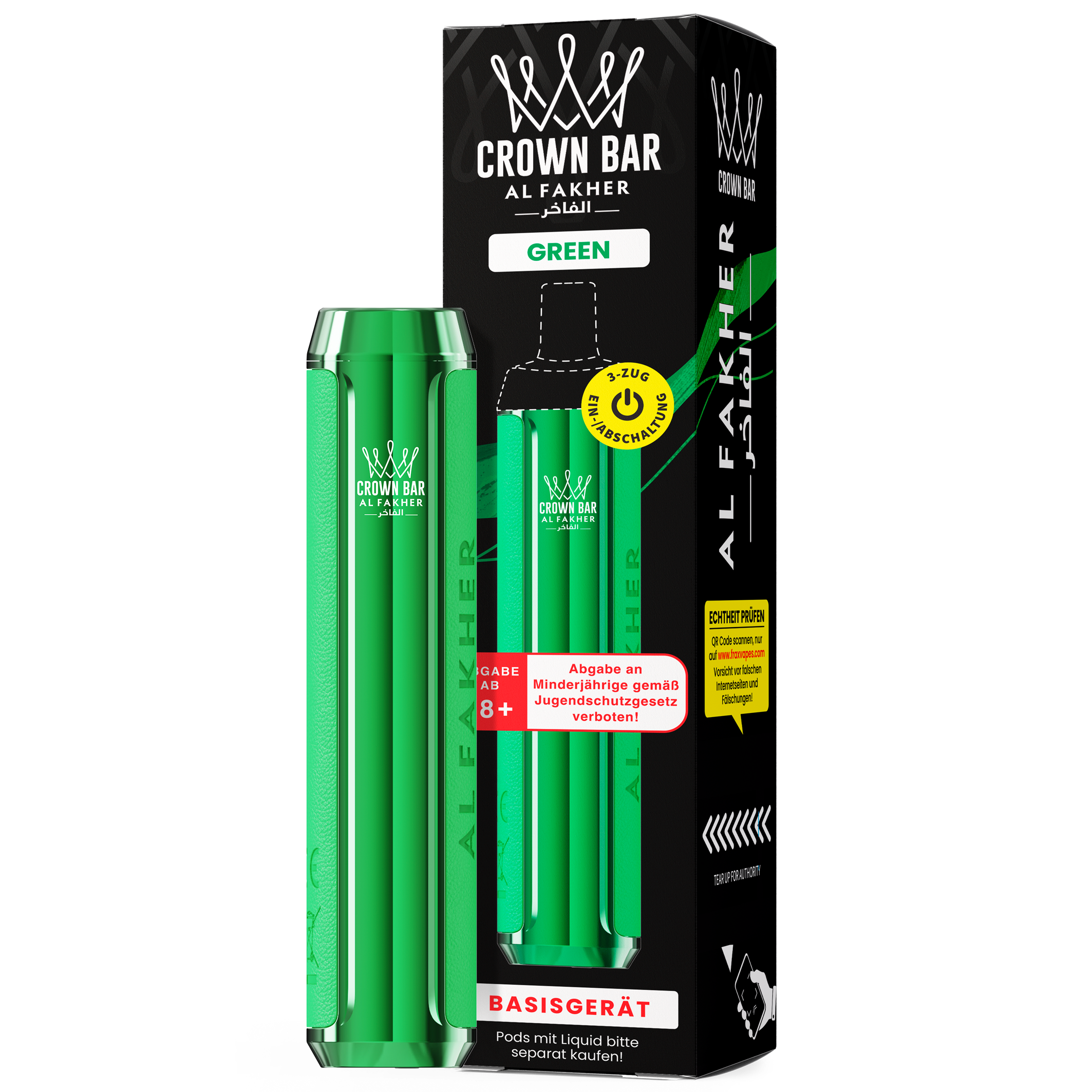 Al Fakher - Pod Akkuträger - Green