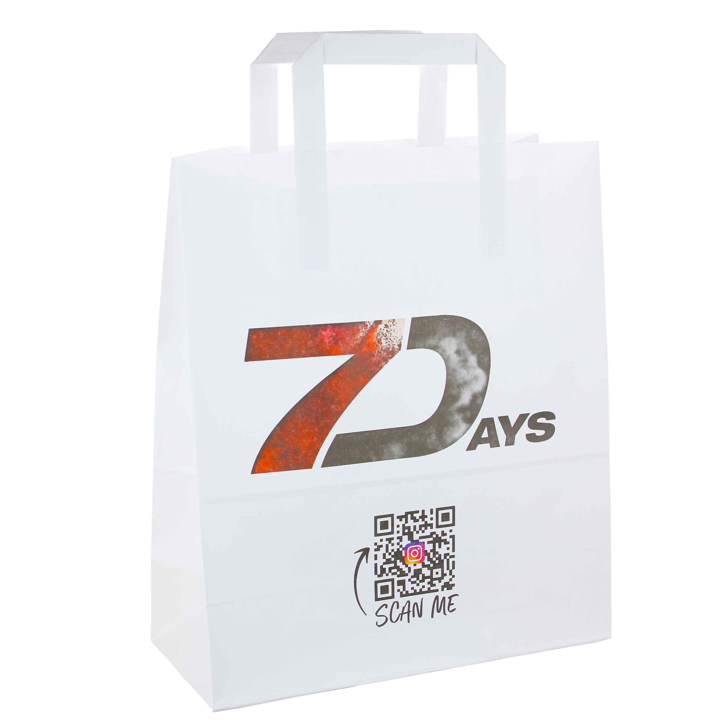 Papiertragetasche - 7Days - mit Griff