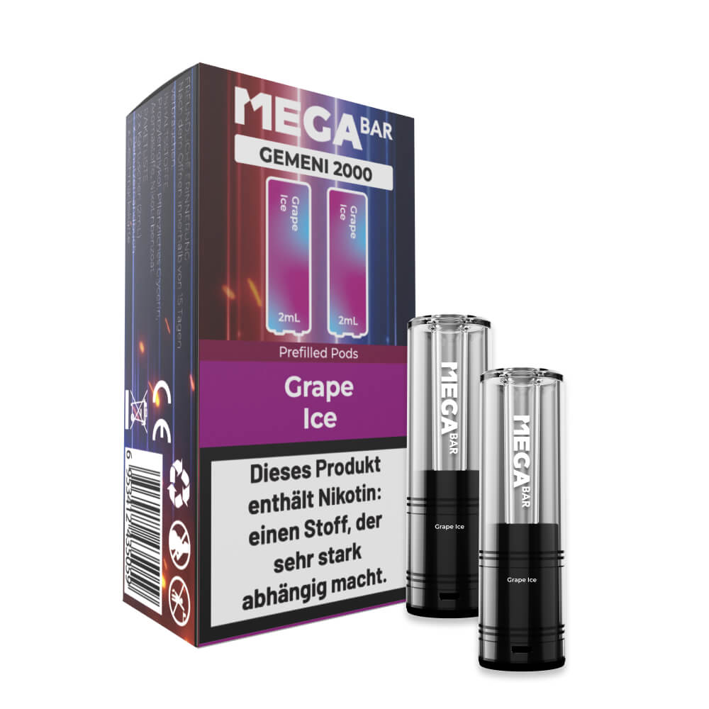 Megabar - Gemeni Pod - Grape Ice 20mg