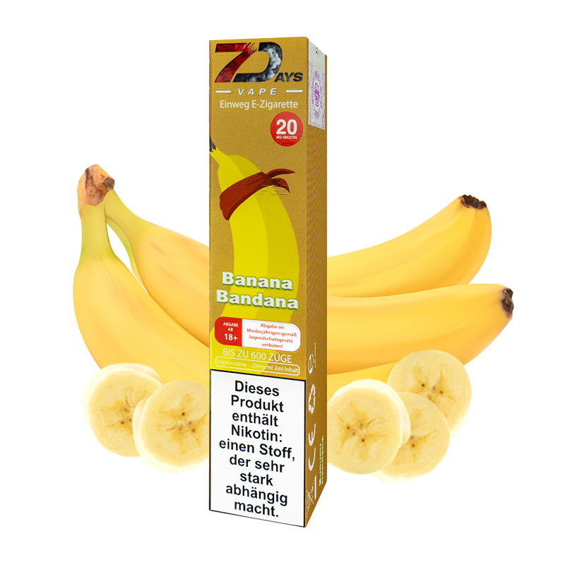7Days Vape - Banana Bandana 20mg