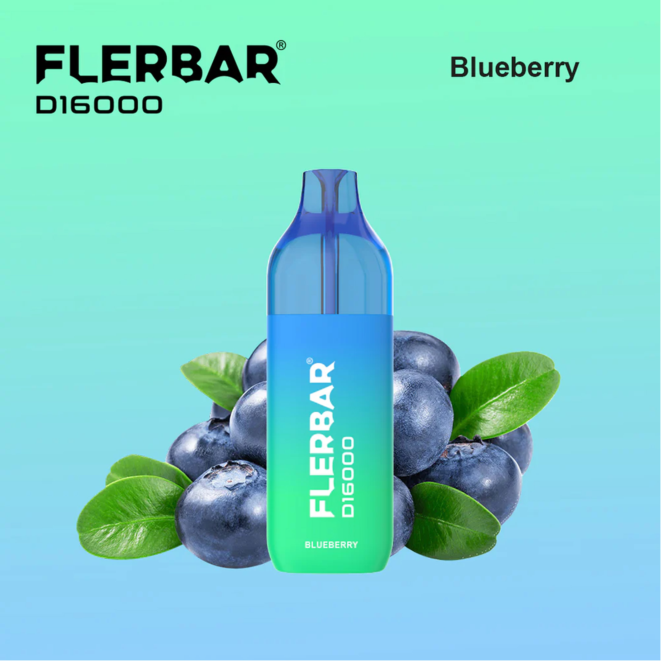 Flerbar D16000 - Blueberry - Vape 2ml + Pod 10ml