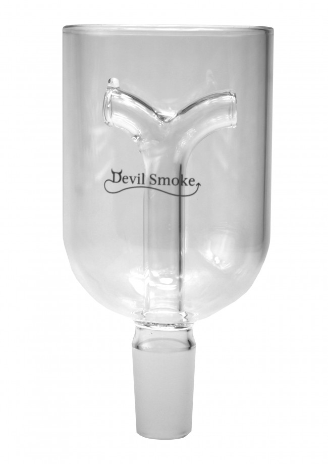 Devil Smoke - Hybrid-Molassefänger - Wechselglas - Widder - 18/8