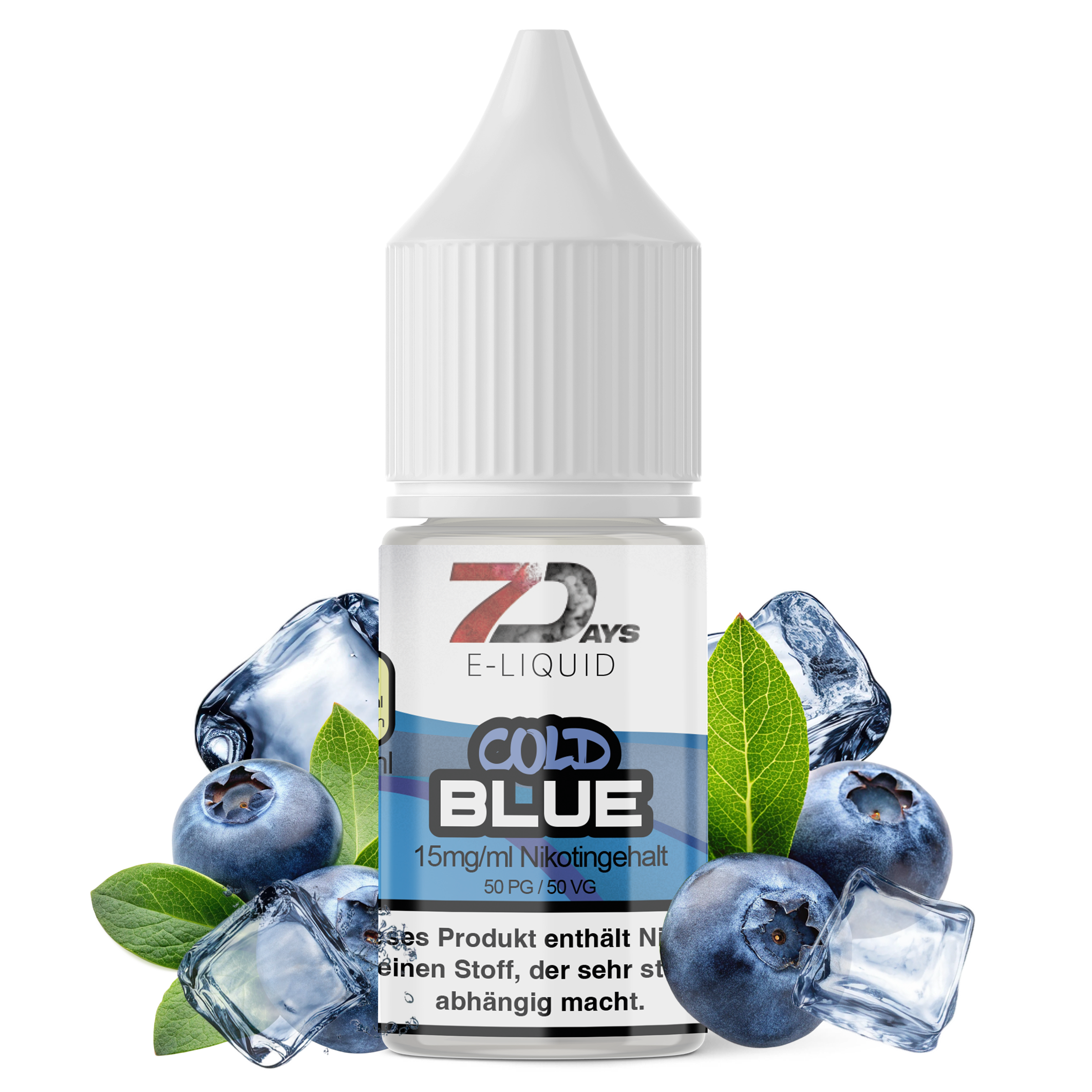 7Days Liquid - Cold Blue 10ml - 15mg