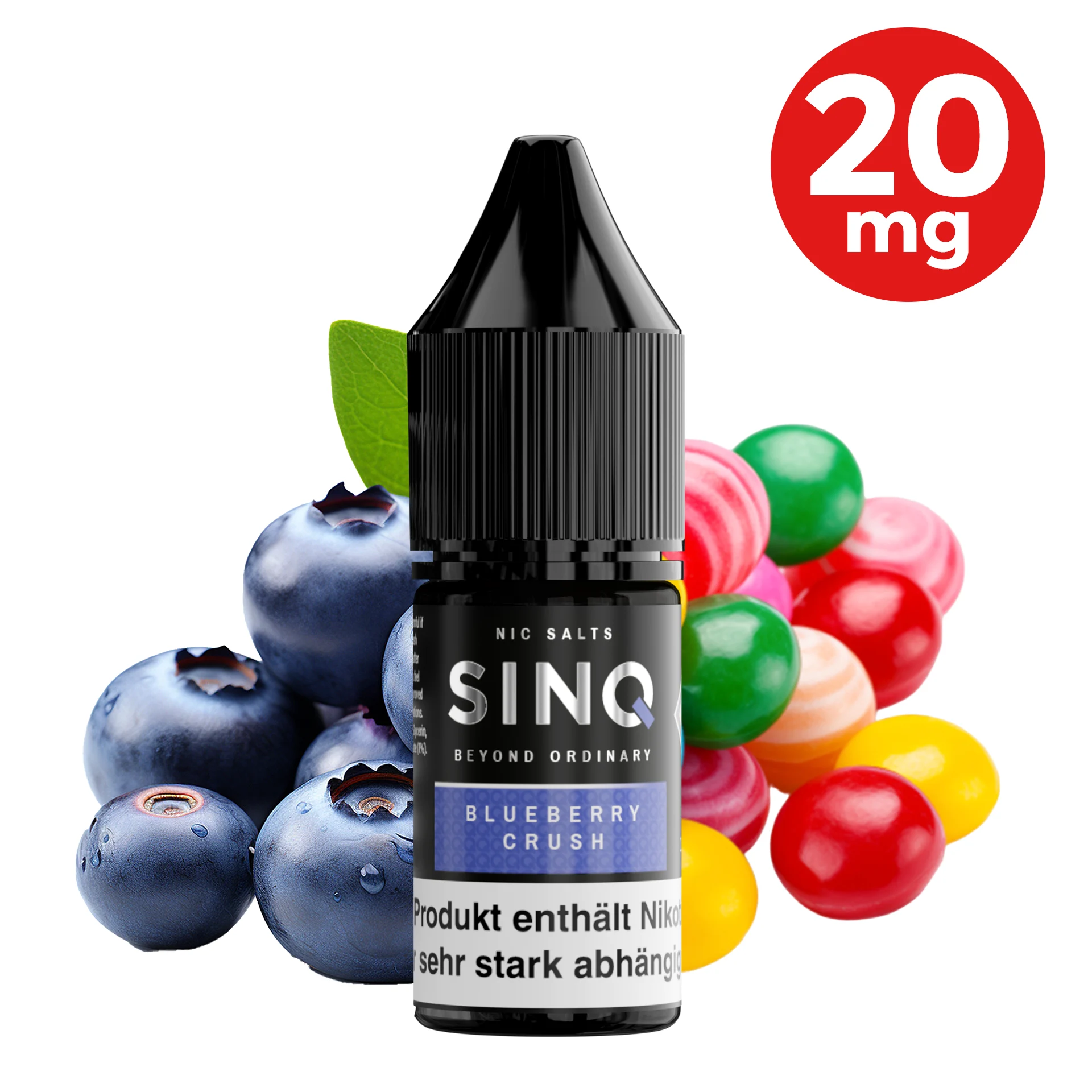SINQ Liquid - Blueberry Crush 10ml - 20mg