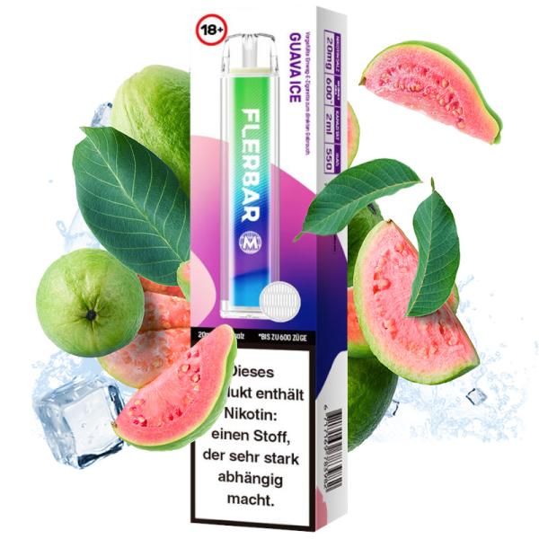 Flerbar M - E-Shisha 600 - Guava Ice 20mg