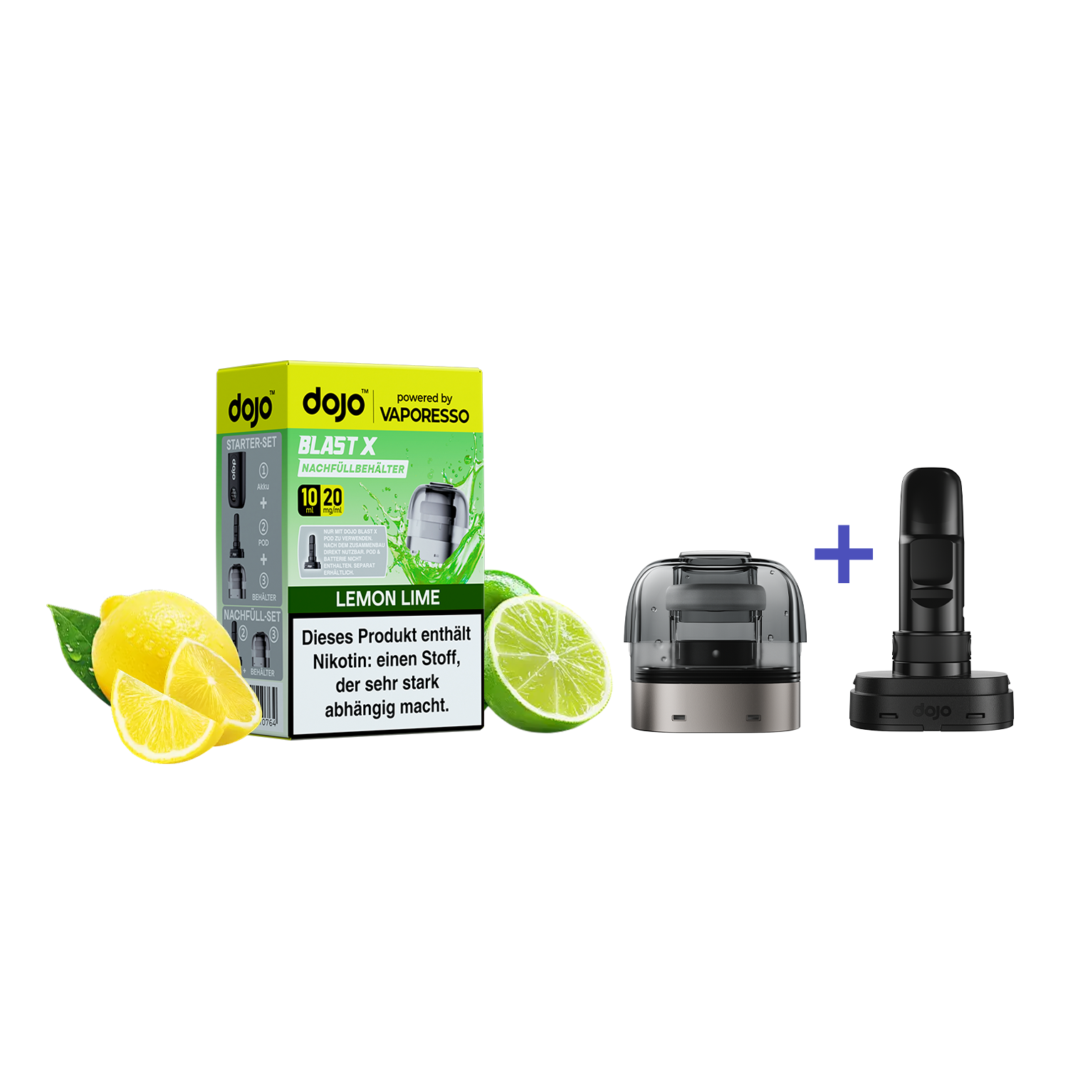 Vaporesso - Dojo Blast X Pod - Lemon Lime 20mg