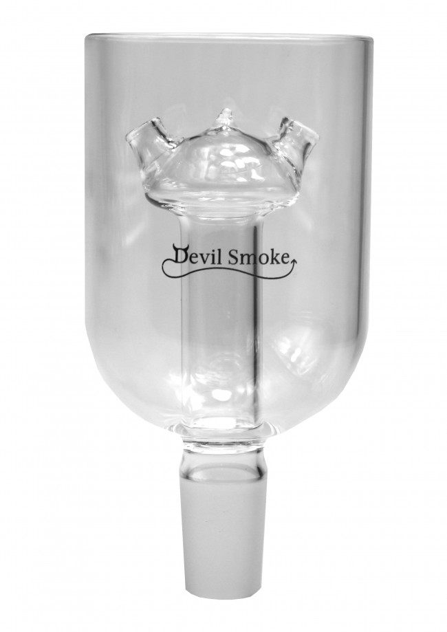 Devil Smoke - Hybrid-Molassefänger - Wechselglas - Mushroom - 18/8