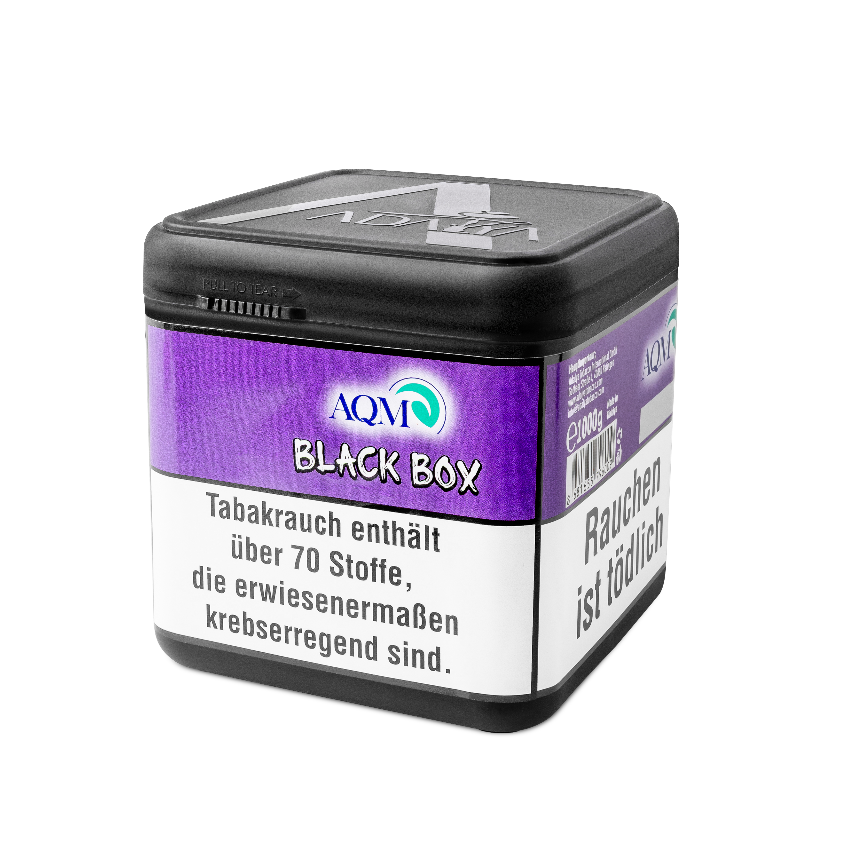 Aqua Mentha Tobacco - Black Box - 1kg - 109,90€