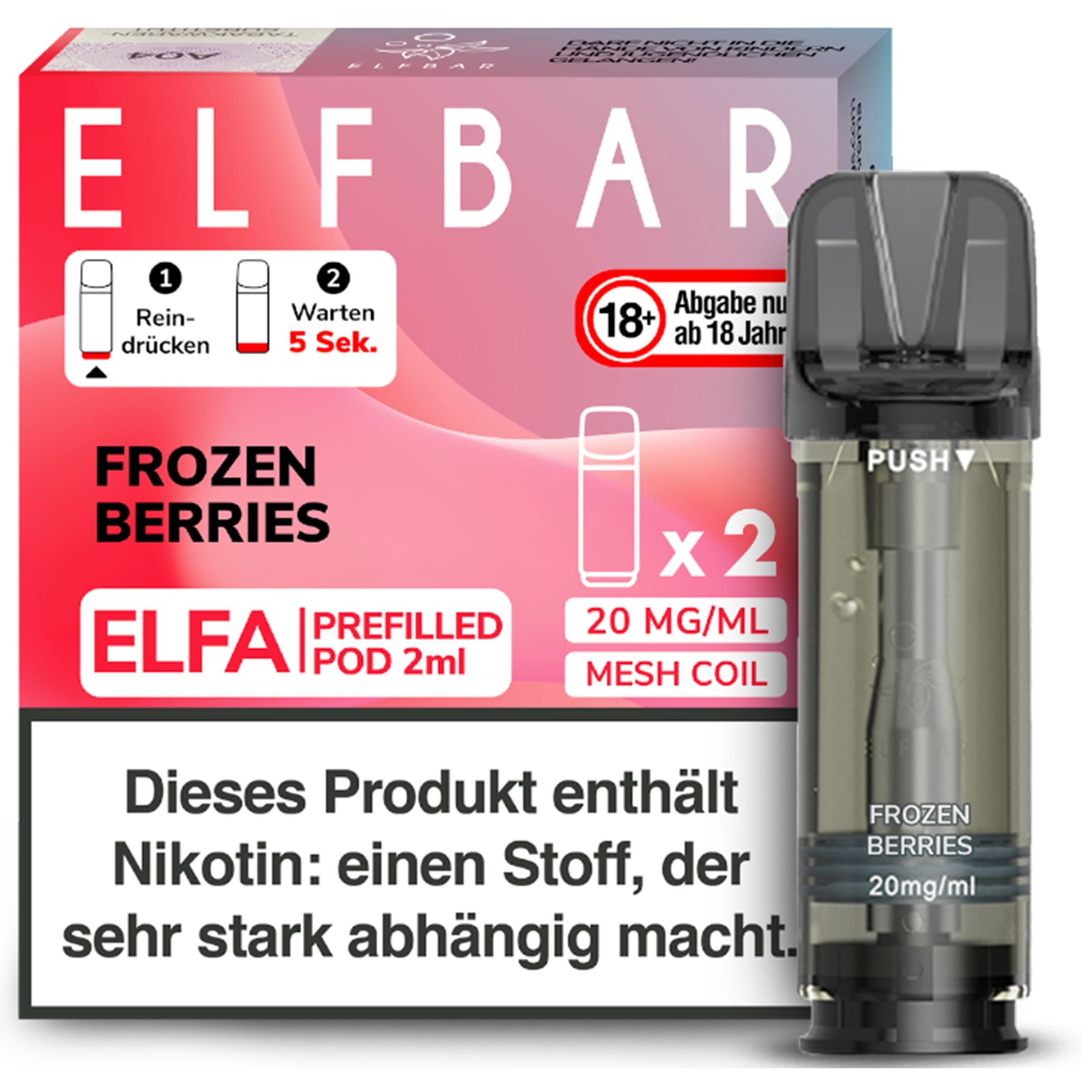 ElfBar - ELFA Pod - Frozen Berries 20mg