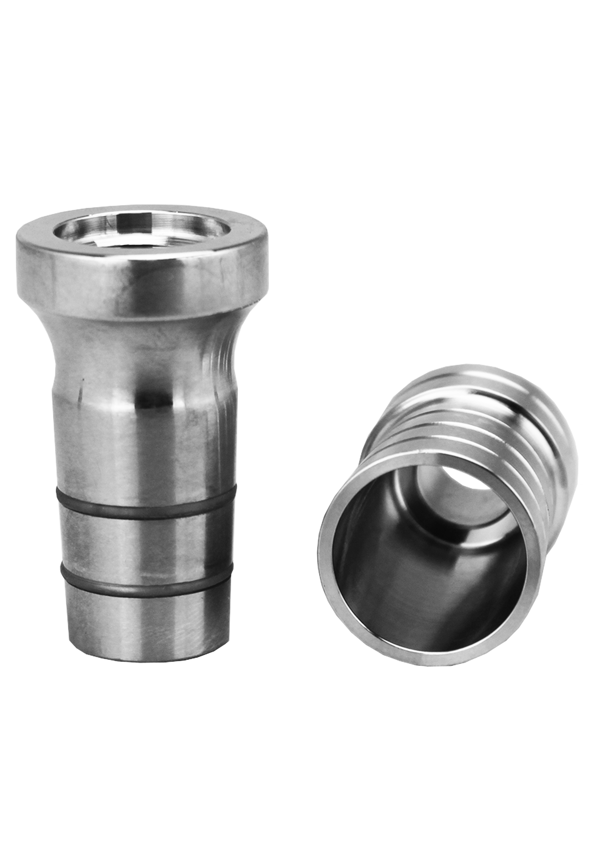 Armageddon-Schliffadapter - Rauchsäule auf 18,8 Schliff - Silber