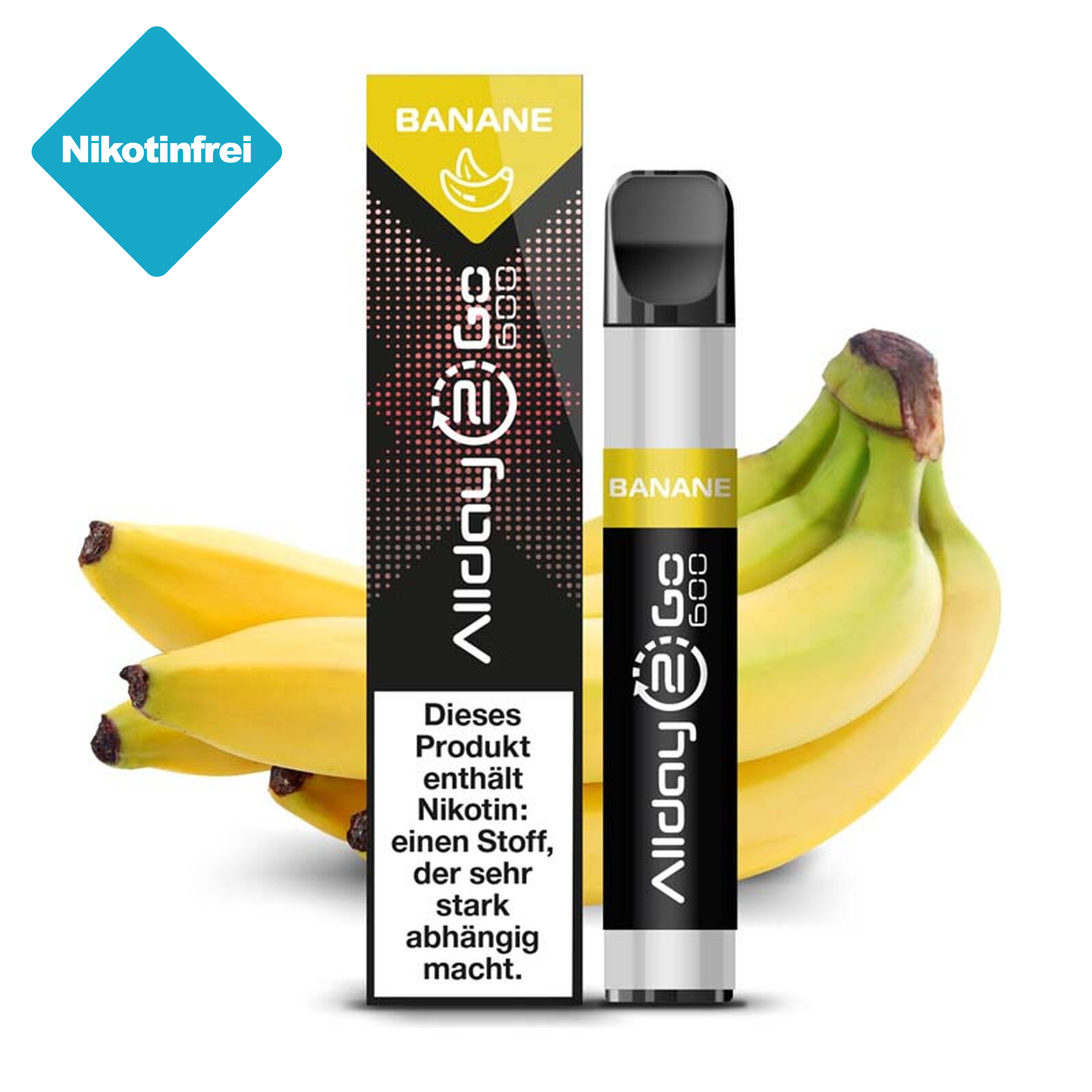 Allday2Go - Vape Pen - Banane 0mg