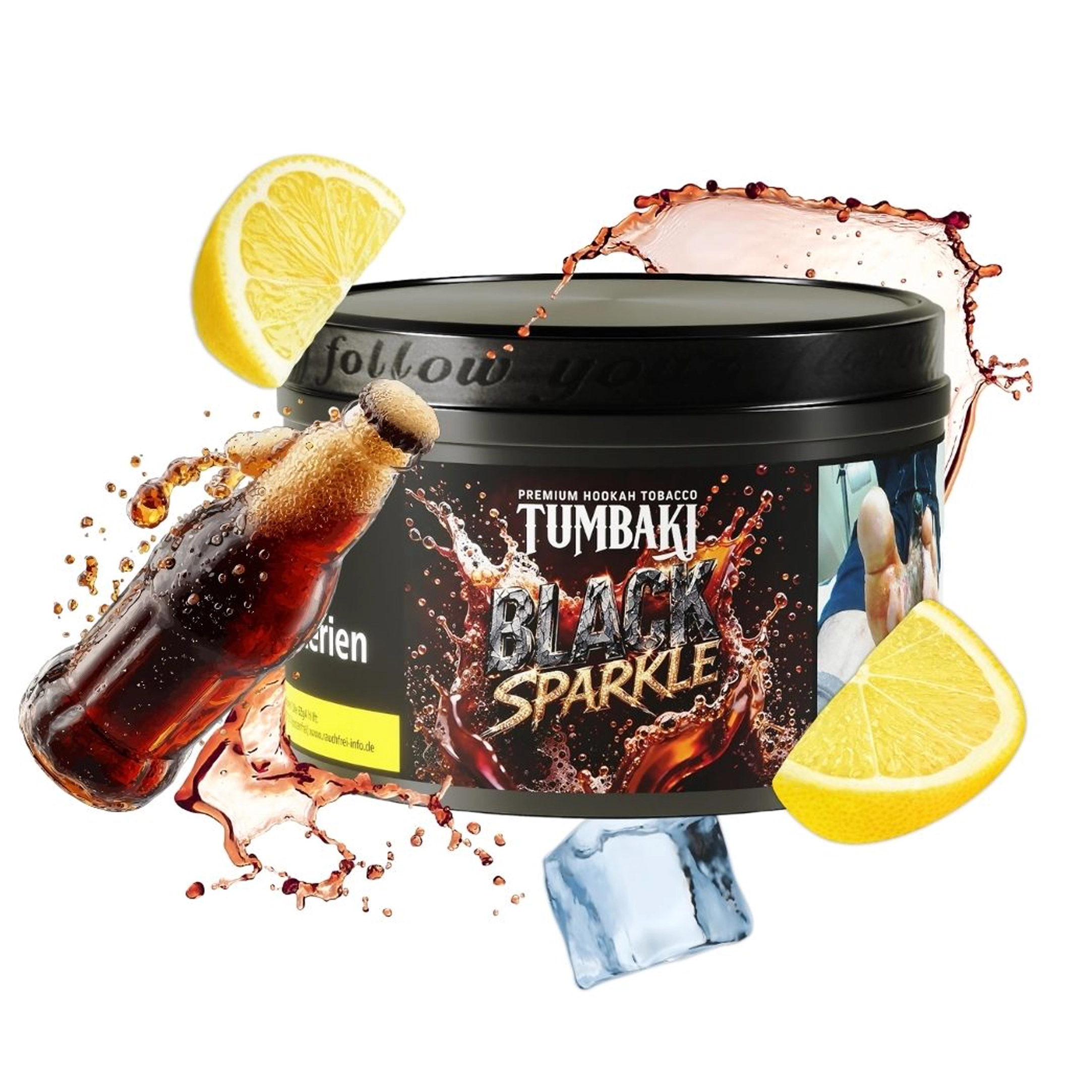 Tumbaki - Black Sparkle - 200g - 29,90€