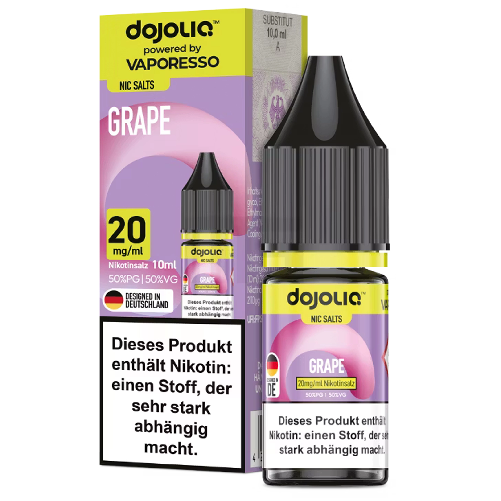 Dojoliq by Vaporesso Liquid - Grape 10ml - 20mg